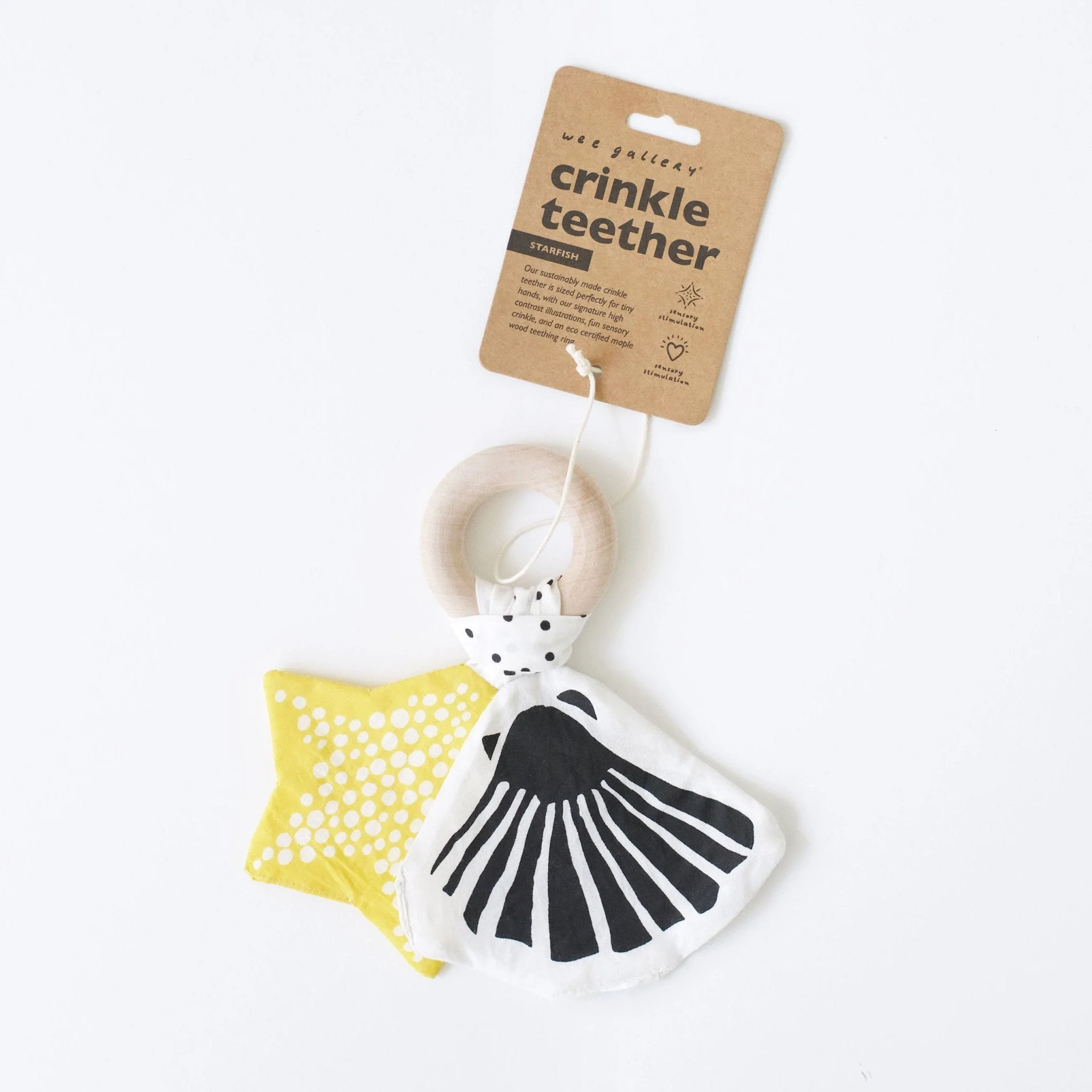 Crinkle Teether - Starfish - Image 4