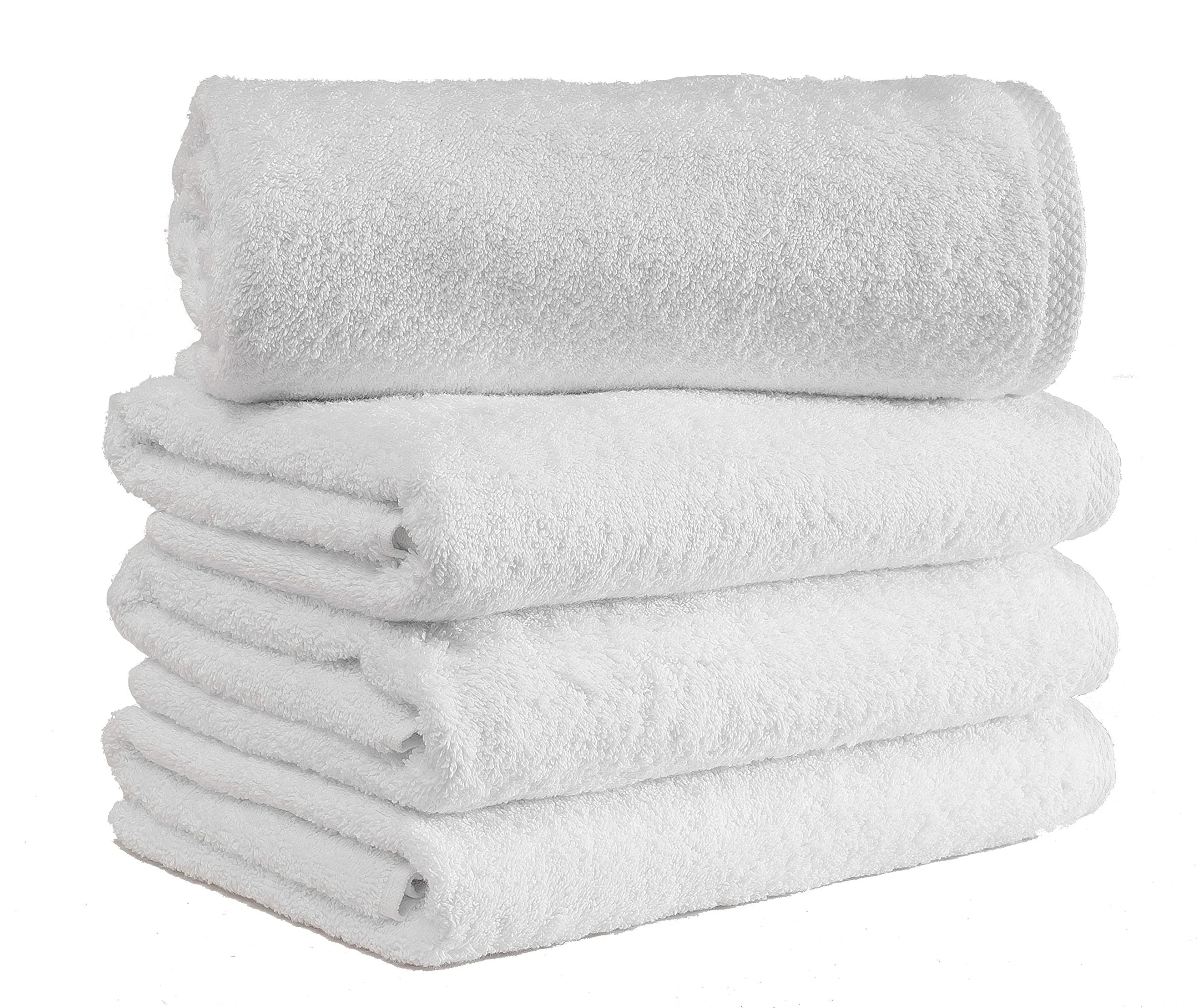 4 Piece Bath Towel Set, 100% Turkish Cotton, Quick Dry, Absorbent & Comfy Towels - Image 6