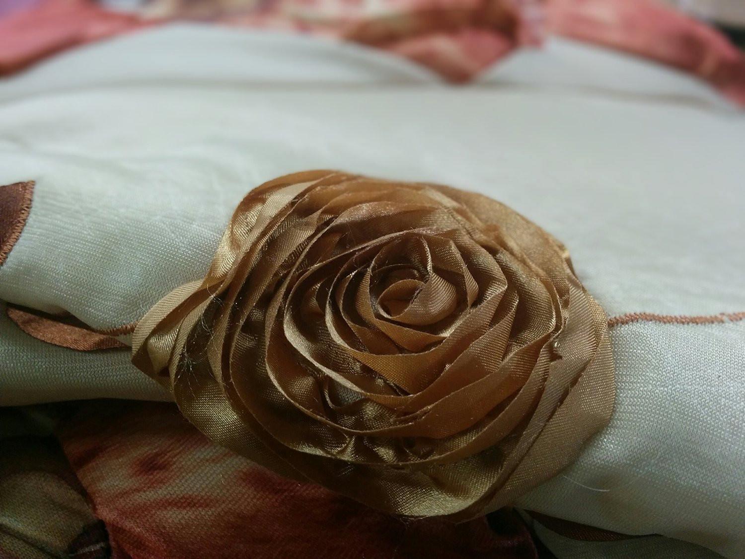 Autumn Leaves Warm Bronze Bedspread Comforter Set - Image 3