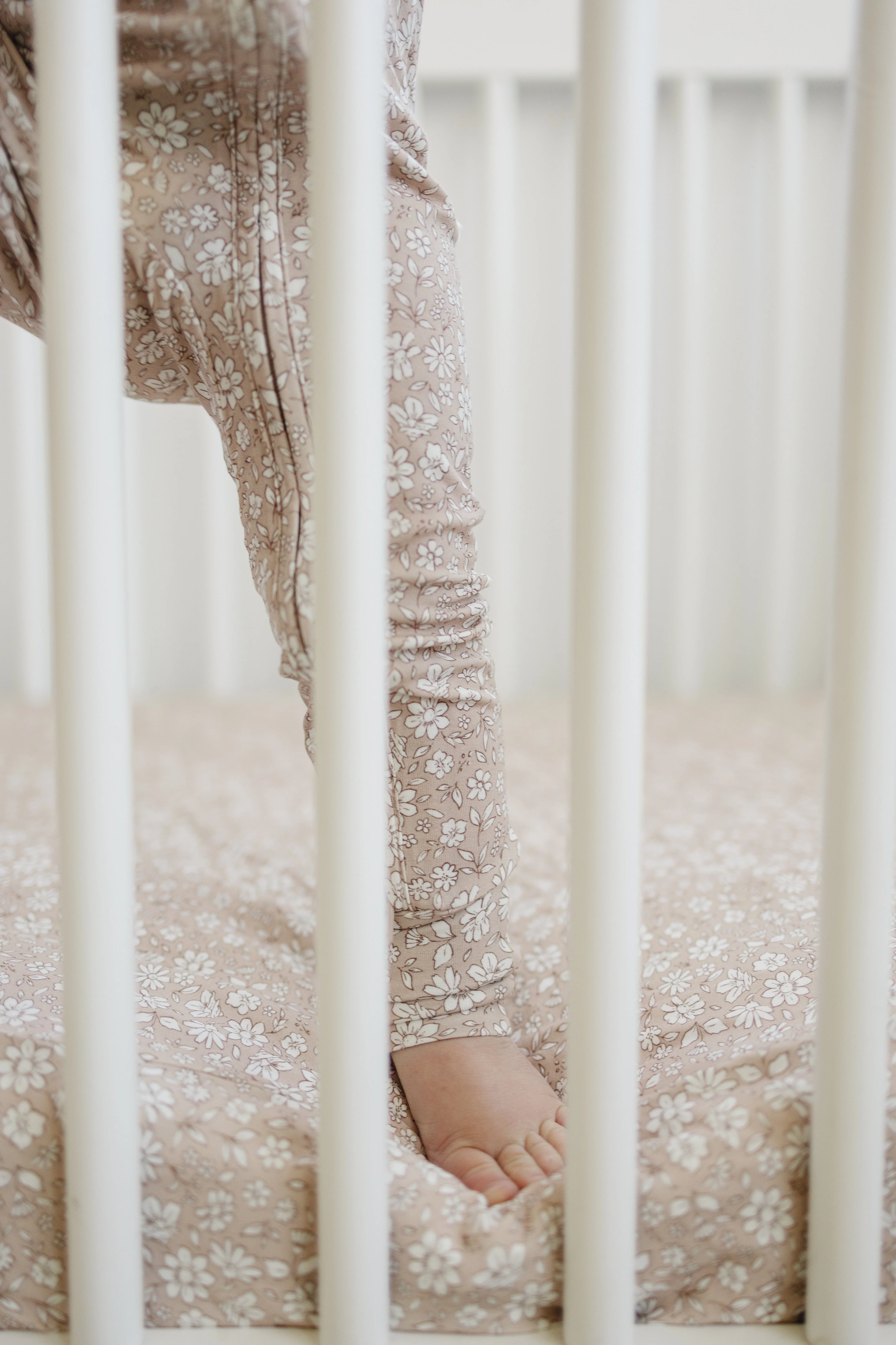 Dainty Ditsy Bamboo Crib Sheet - Image 11