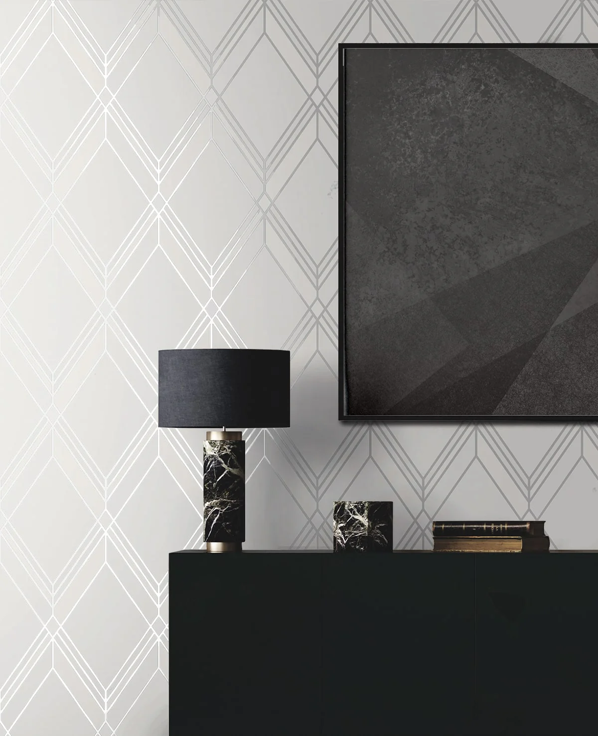Deco 2 Brooklyn Diamond Geometric Unpasted Wallpaper - Image 16