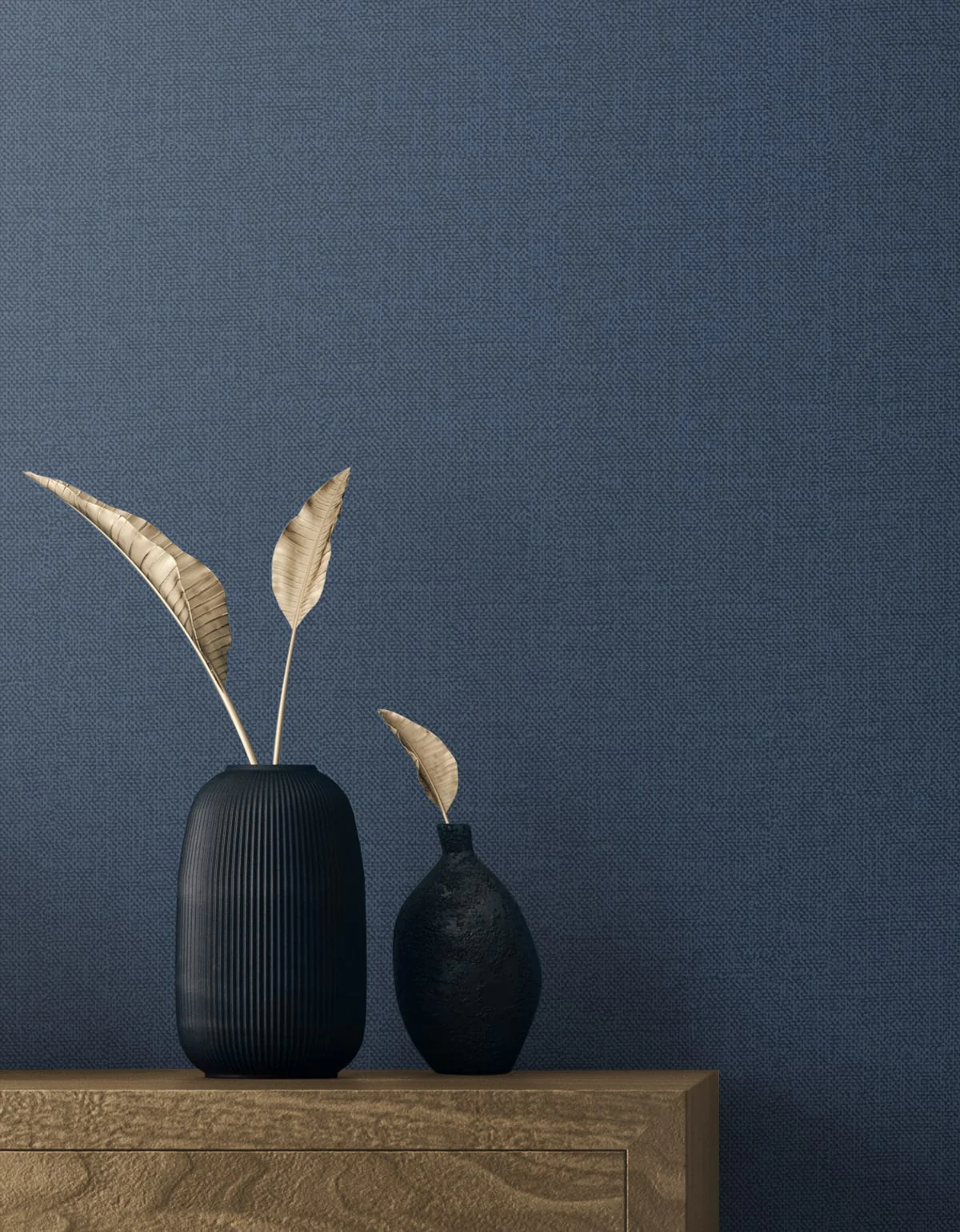 Deco 2 Faux Linen Unpasted Wallpaper - Image 3