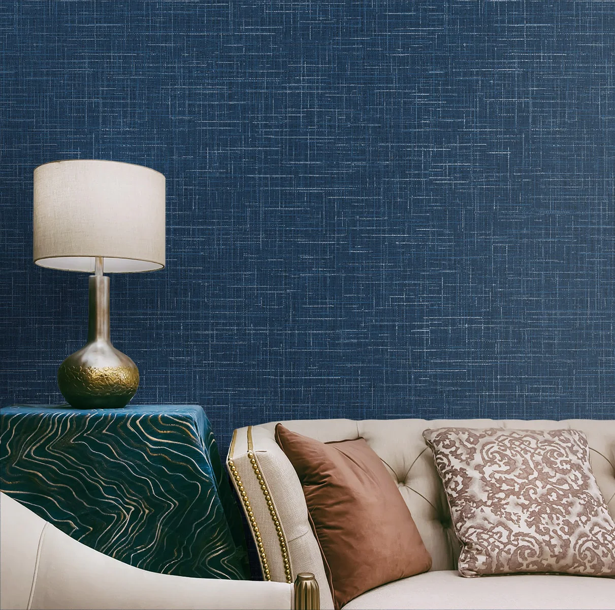 Deco 2 Glitter Faux Finish Unpasted Wallpaper - Image 5