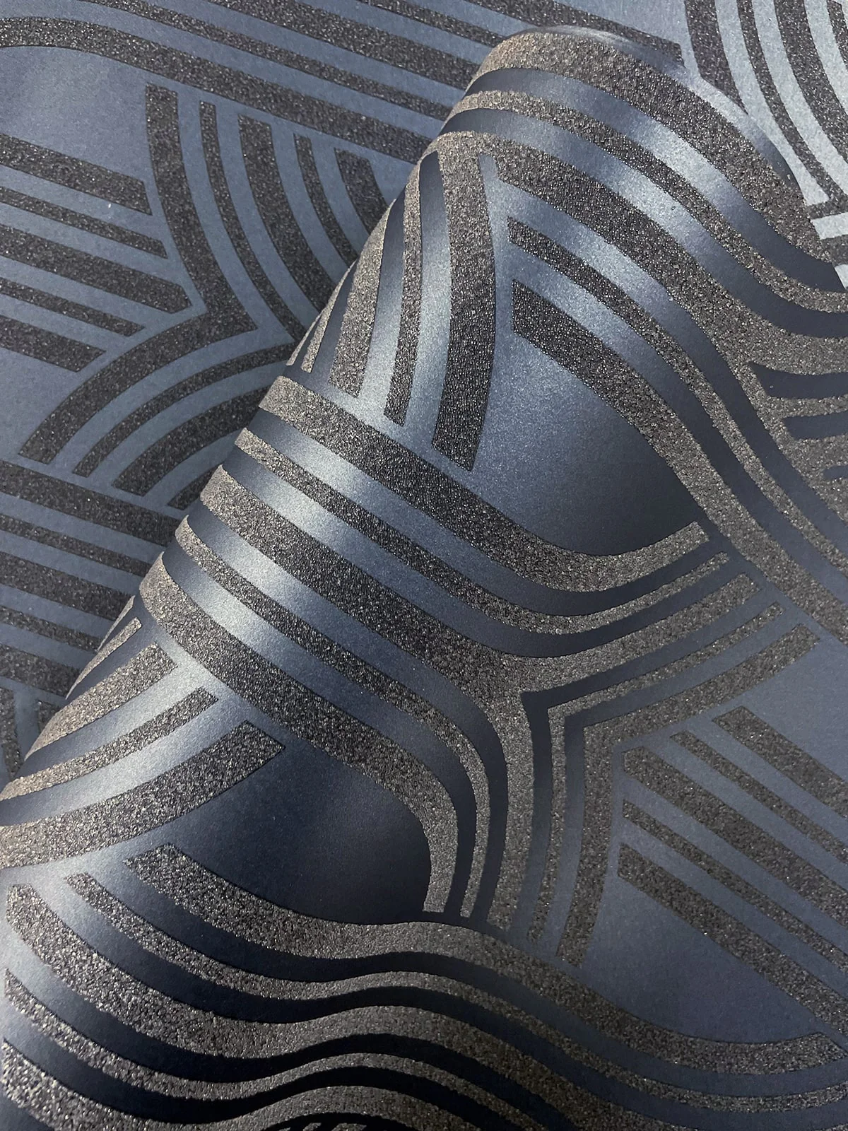Deco Arches Glass Beaded Geometric Unpasted Wallpaper - Image 9