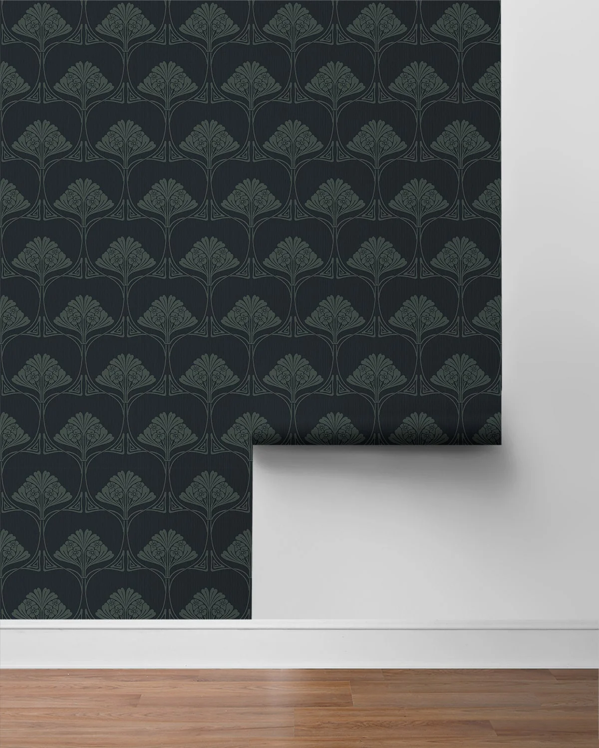 Deco Floral Premium Screen Printed Peel and Stick Removable Wallpaper - Image 7
