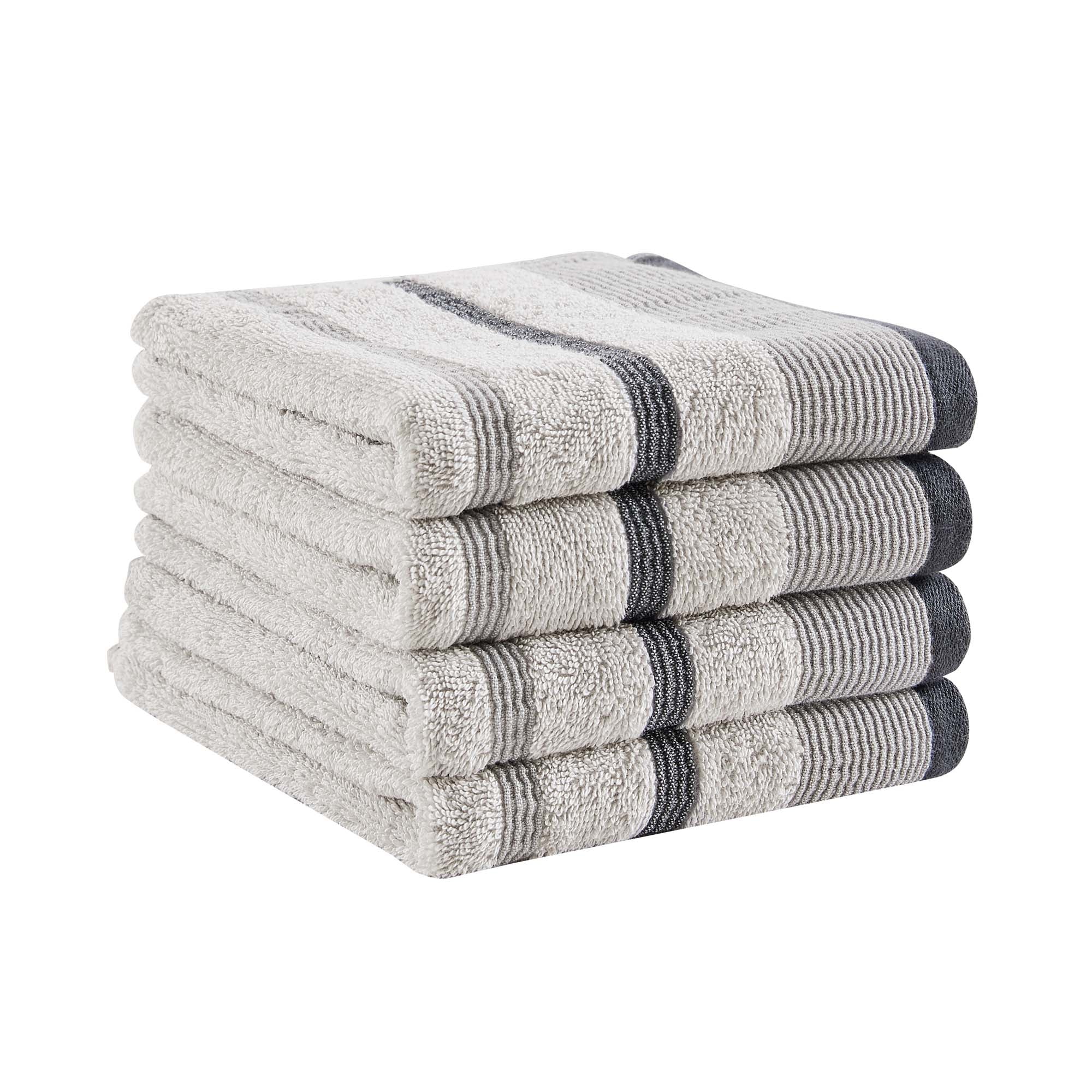 Decorative Cotton Stripe Bath Towel Set - Noelle Collection - Image 193