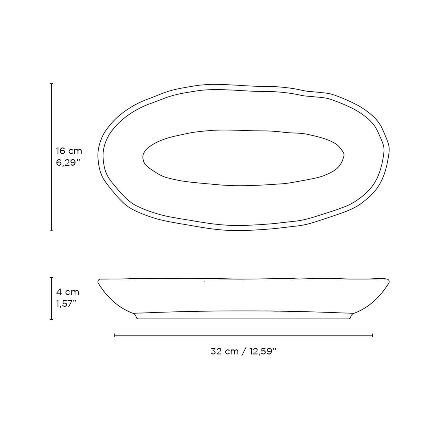Deep Oval Platter Set of 4 - Image 78