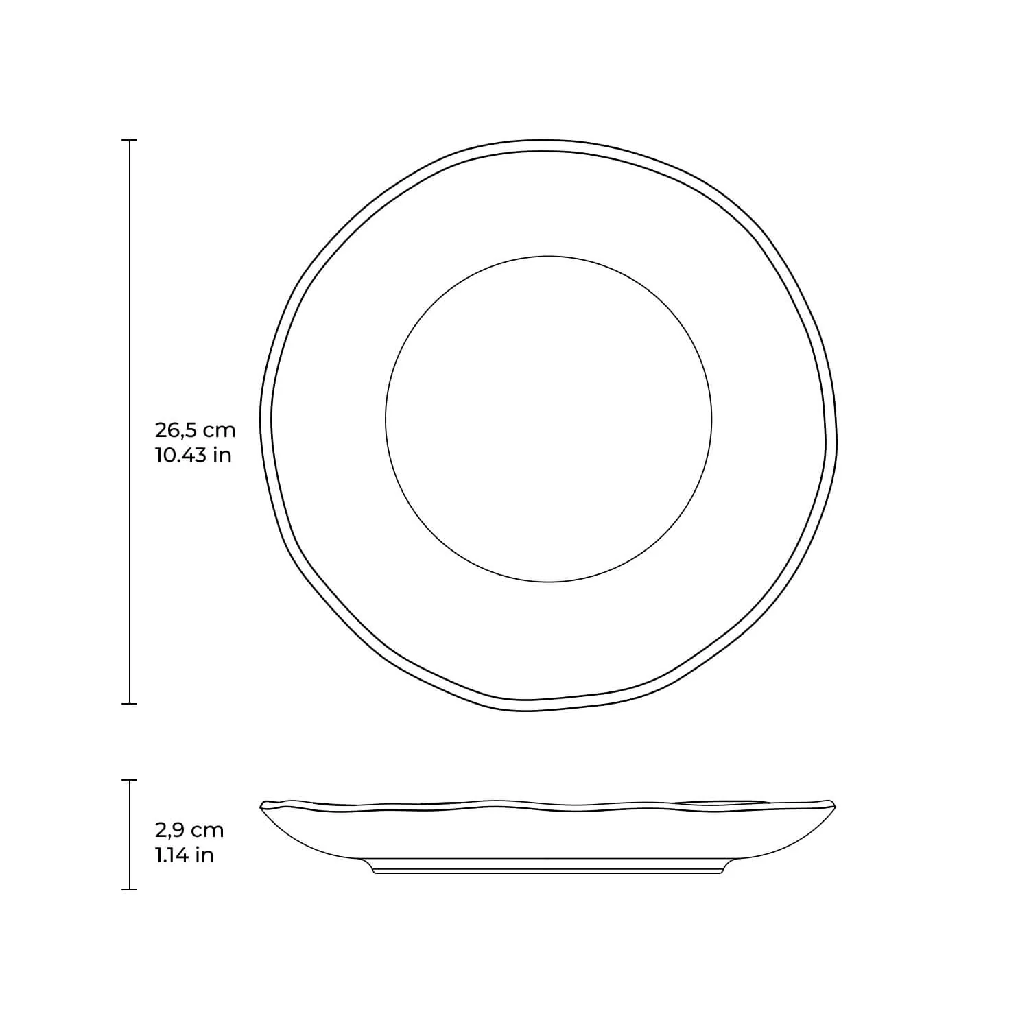 Dinner Plate Set of 6 - Image 161