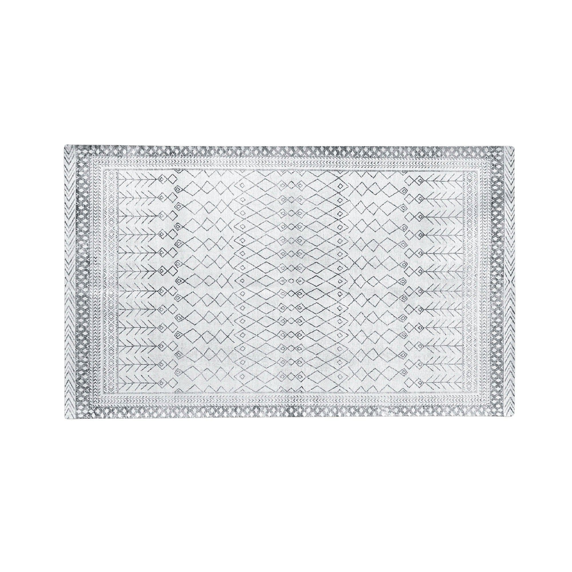 Distressed Moroccan Machine Washable Accent Area Rug 3' x 5' - Neve Collection - Image 7
