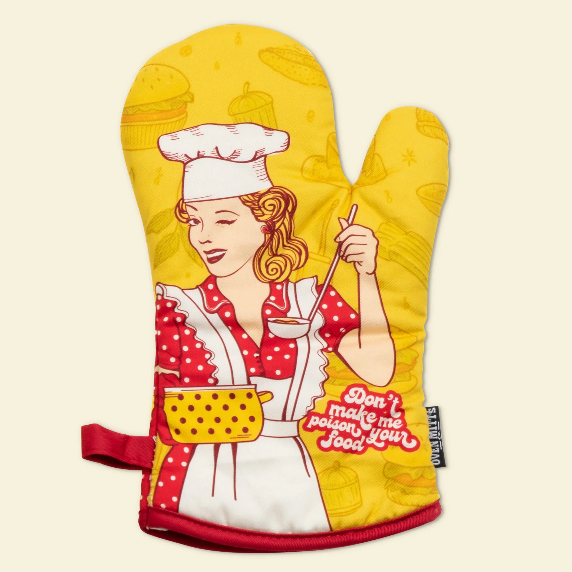 Don't Make Me Poison Your Food Oven Mitts And Potholder Set - Image 3