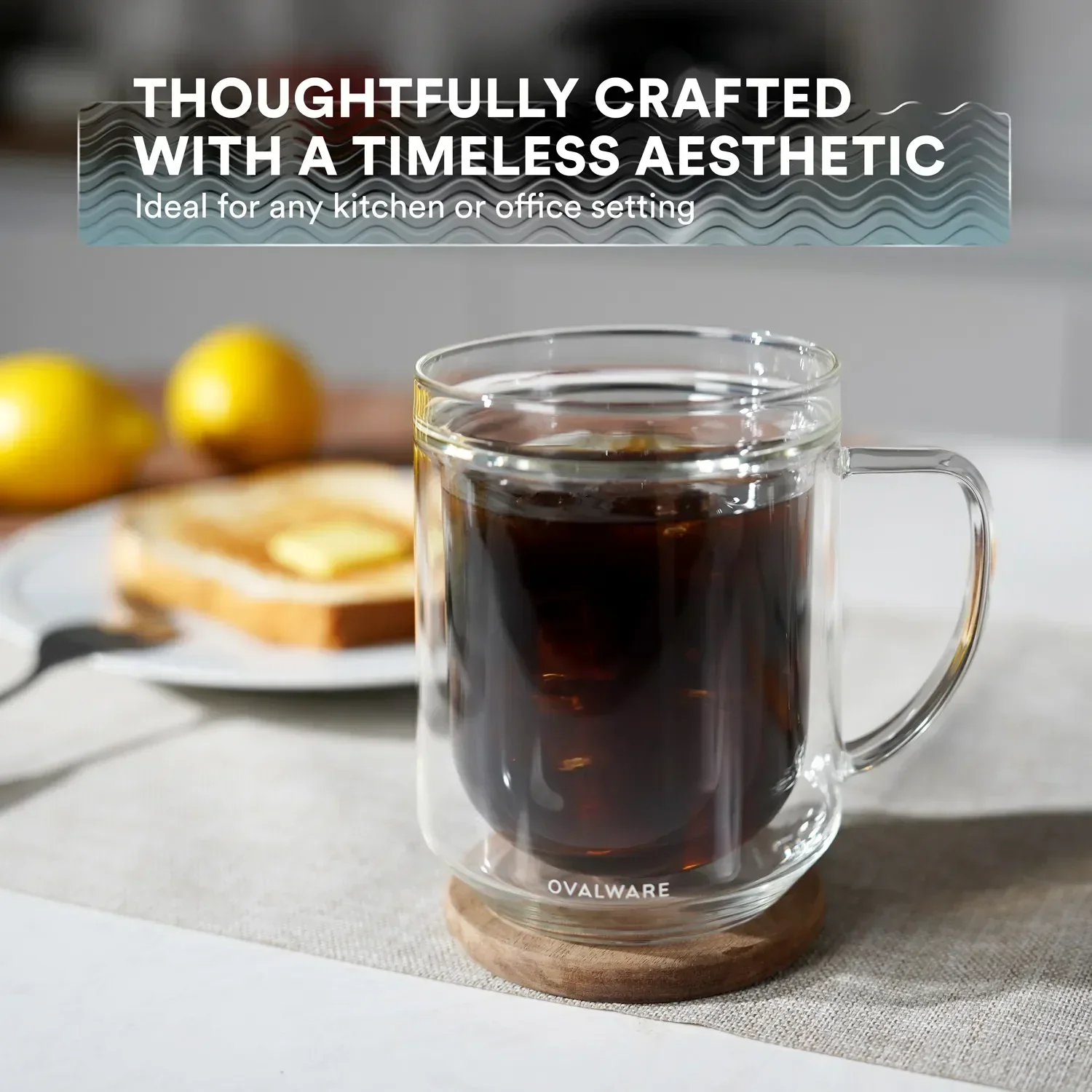 Double Wall Mug - 500ml/17oz (Set of 2) - Image 12