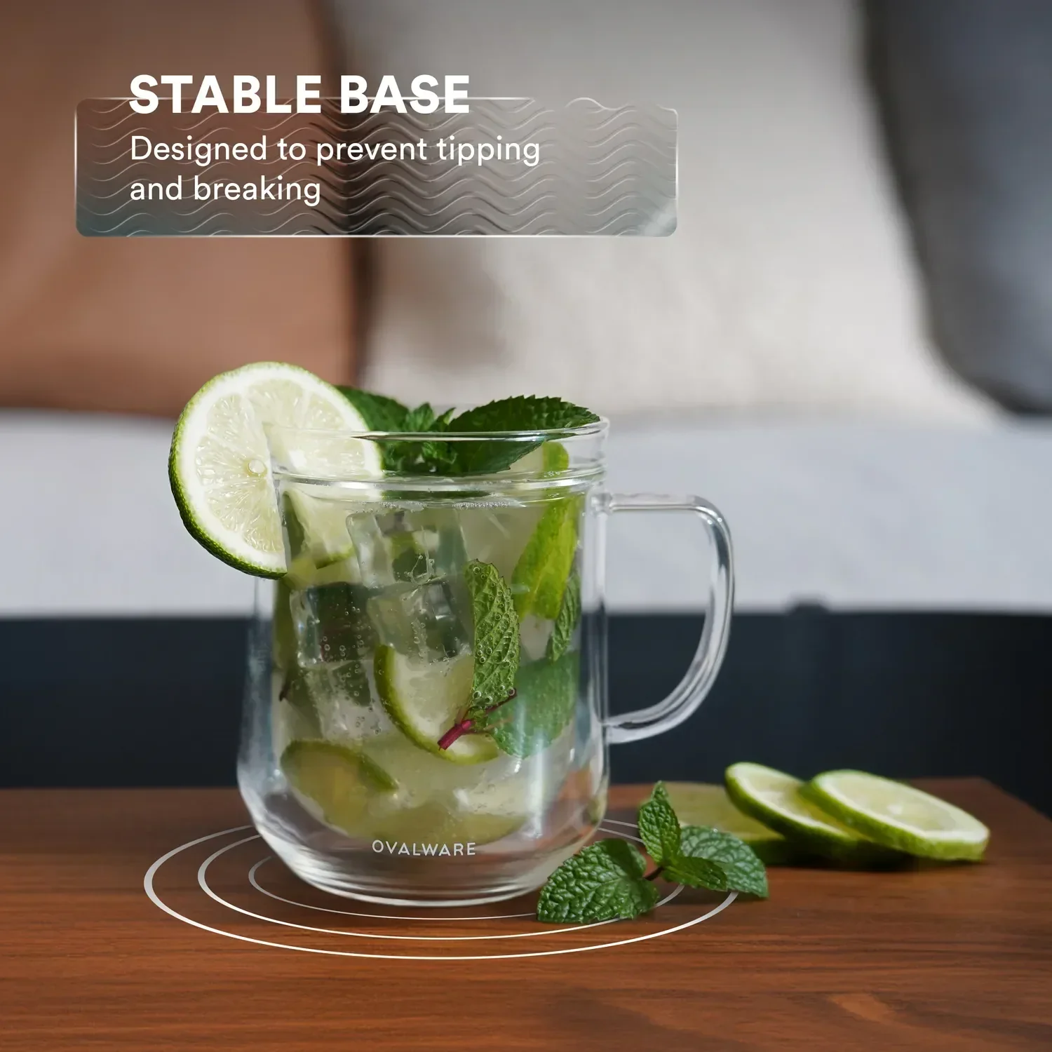 Double Wall Mug - 500ml/17oz (Set of 2) - Image 7