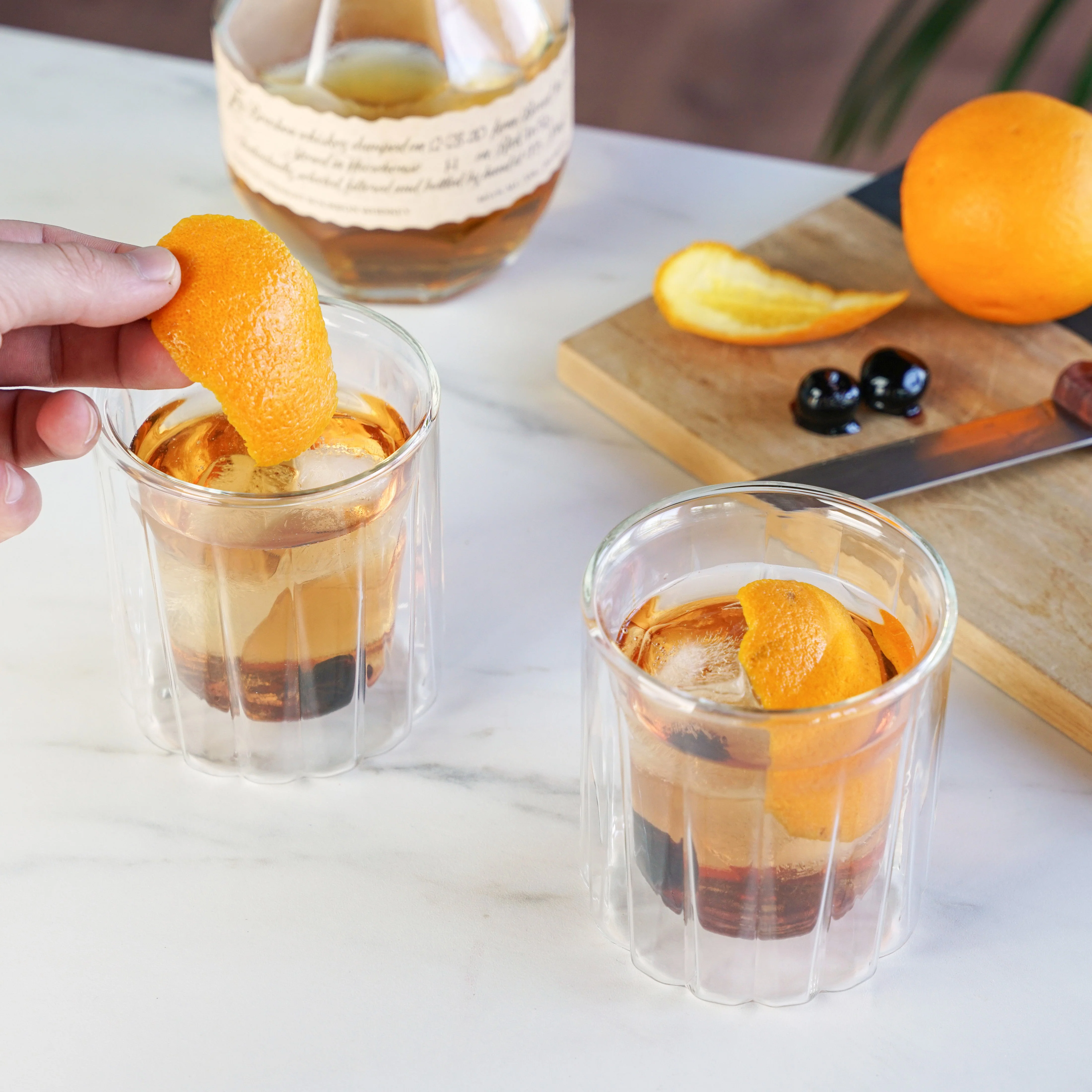 Double-Walled Rocks Glasses Set of 2 - Image 2