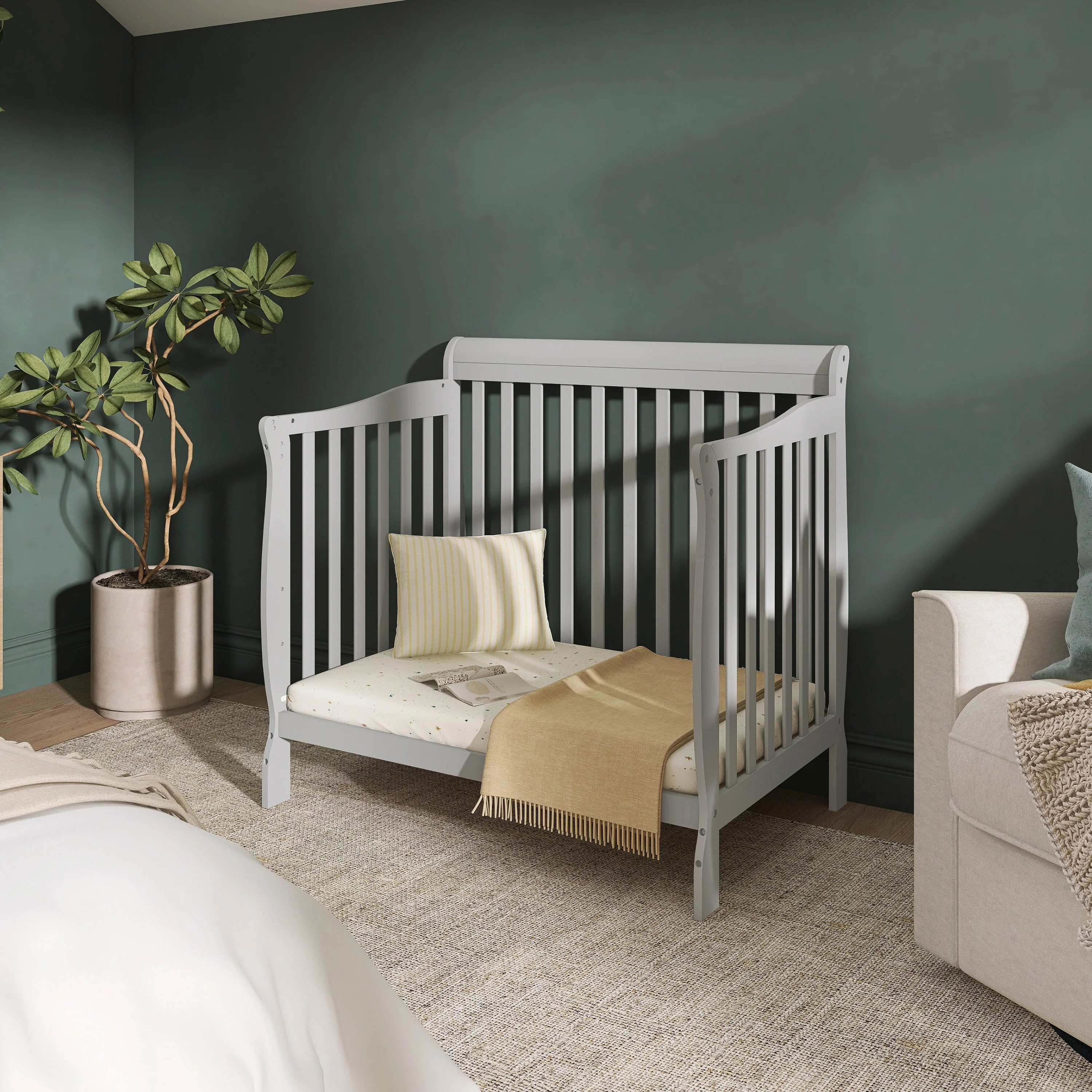 Dream On Me Aden Convertible 4-in-1 Mini Crib - Image 26