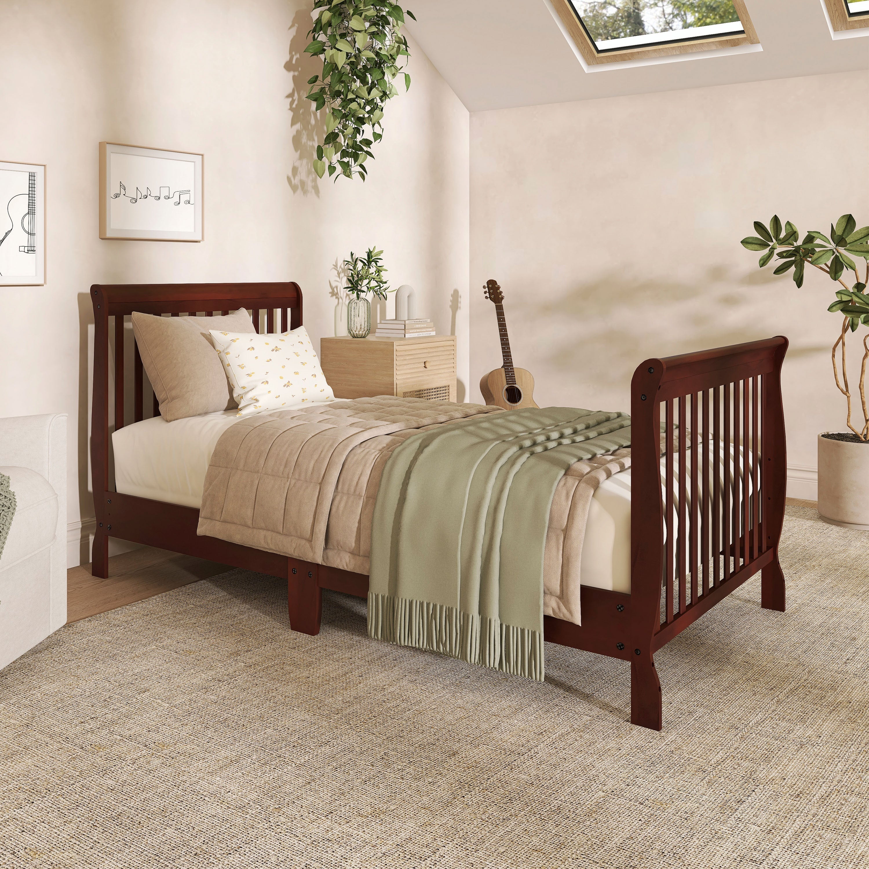 Dream On Me Aden Convertible 4-in-1 Mini Crib - Image 9