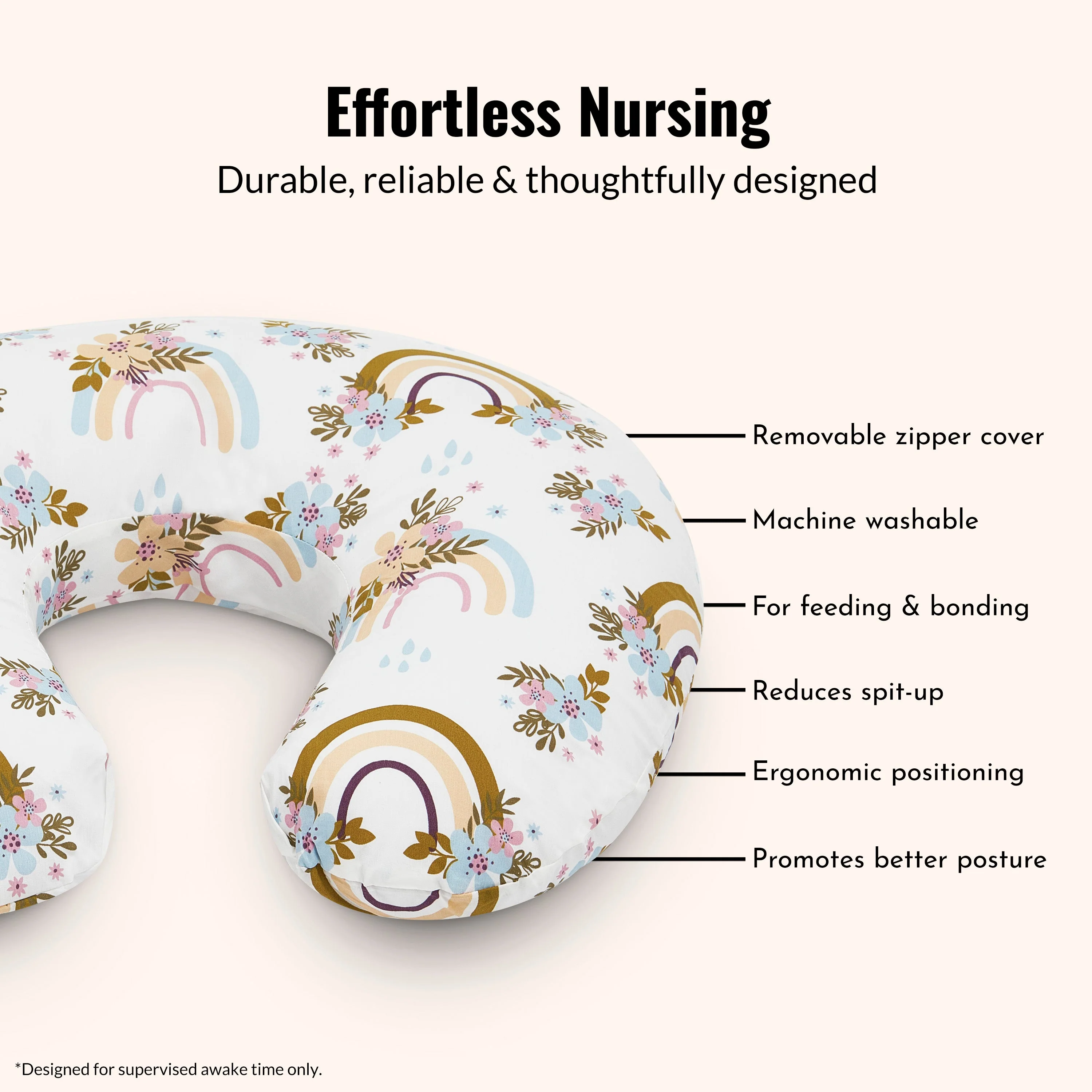 Dream On Me Beeboo Nursing Pillow And Positioner - Image 29