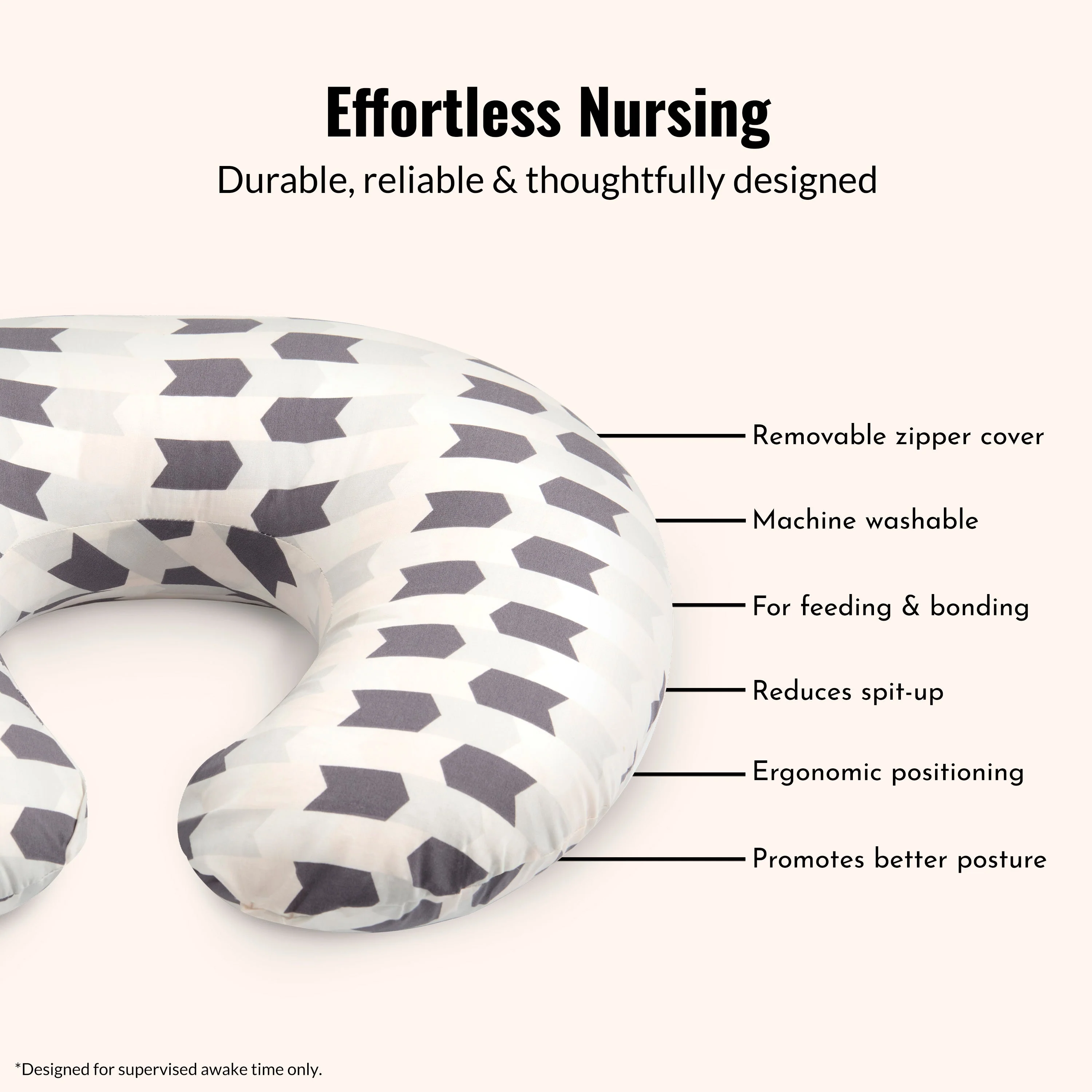 Dream On Me Beeboo Nursing Pillow And Positioner - Image 53
