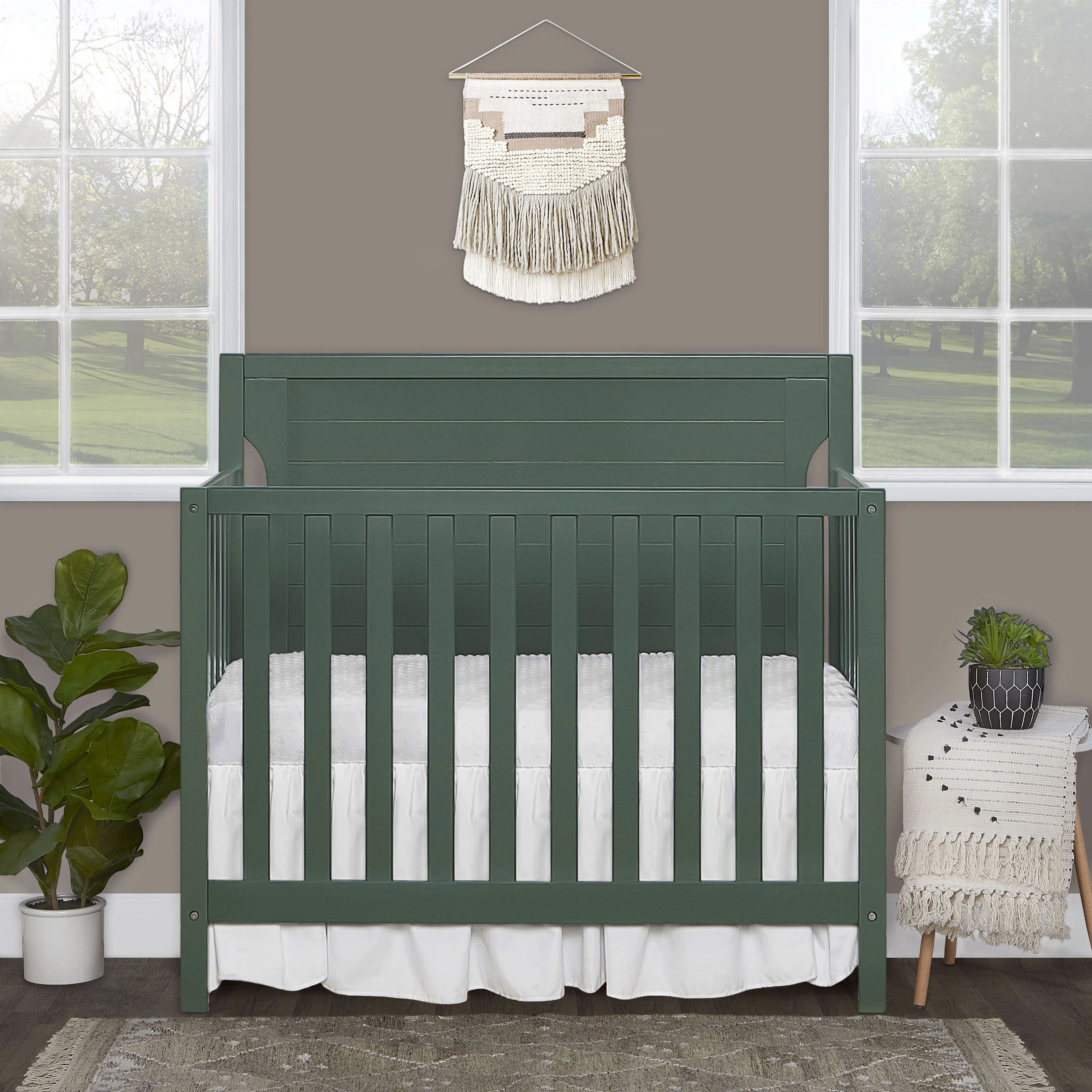 Dream On Me Bellport 4-in-1 Convertible Mini Crib - Image 4