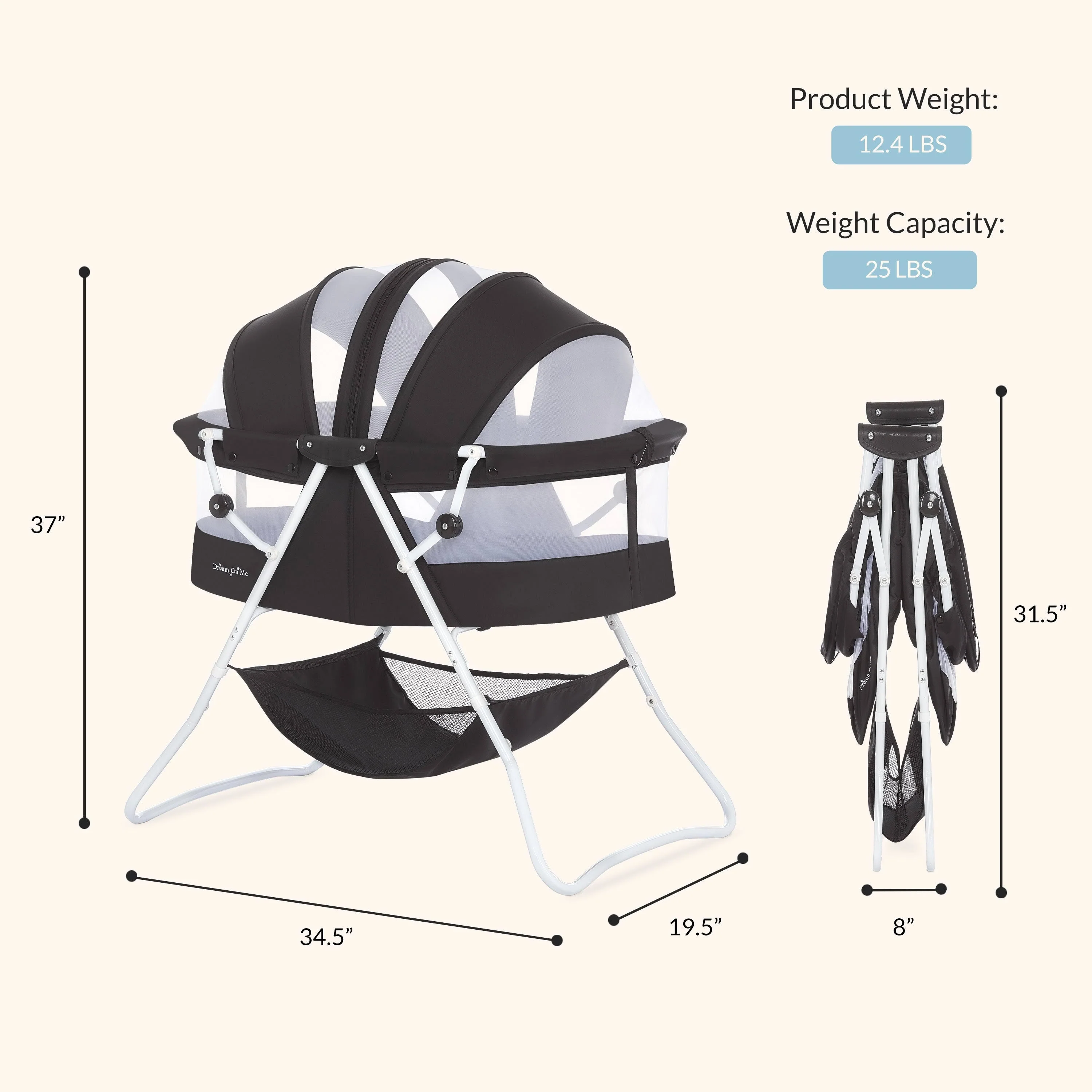 Dream On Me Karley Bassinet - Image 3
