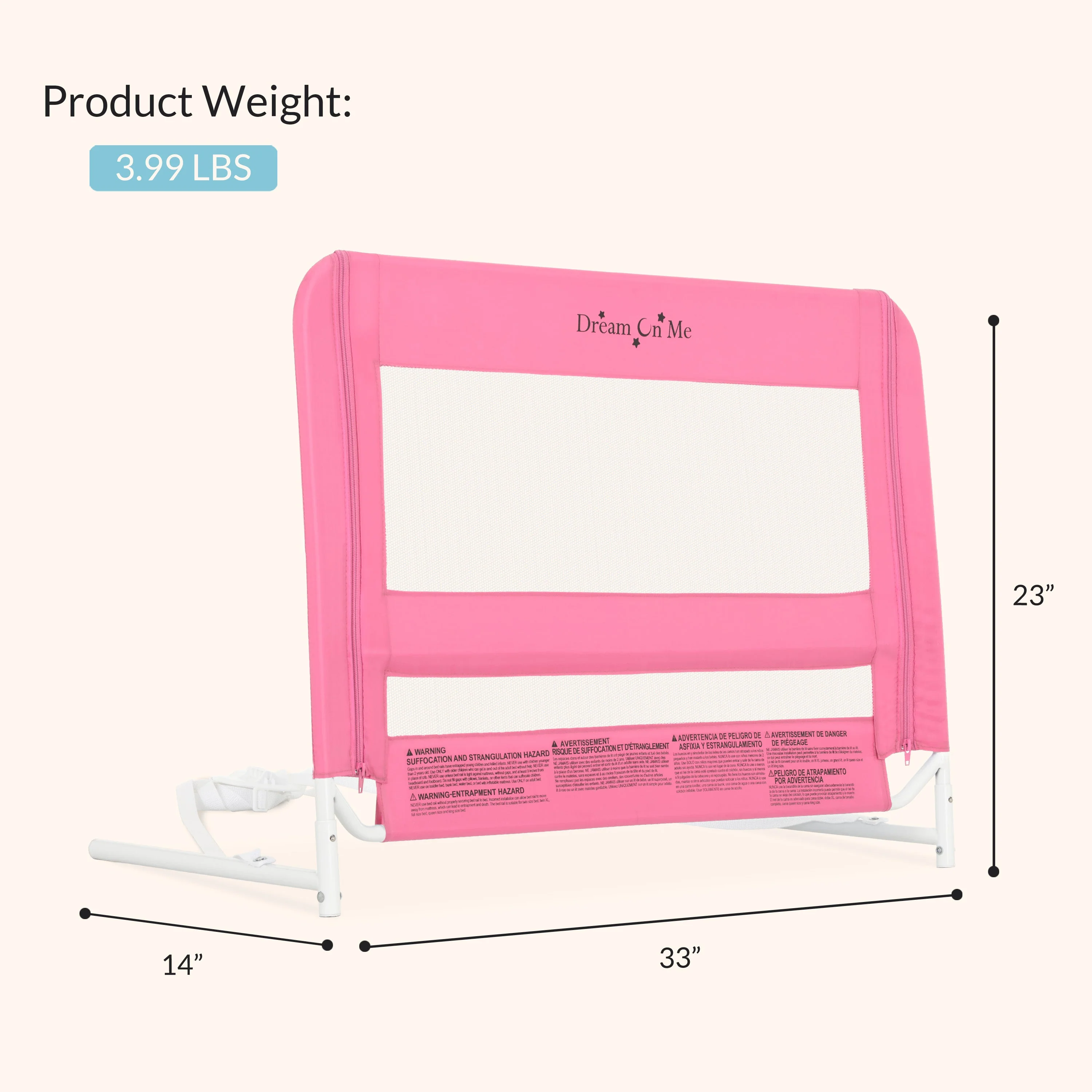 Dream On Me Mesh Security Bed Rail - Image 37