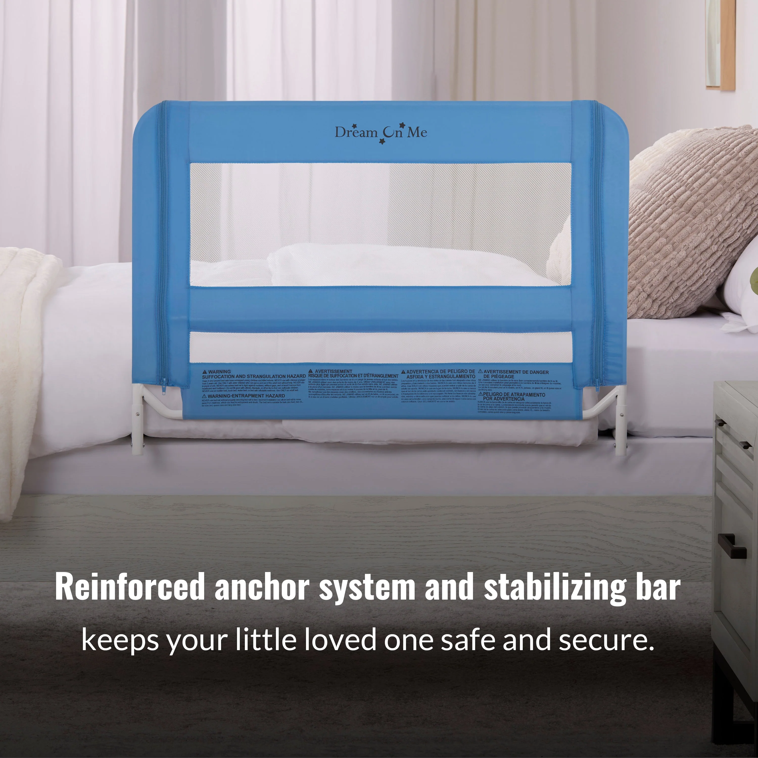 Dream On Me Mesh Security Bed Rail - Image 7