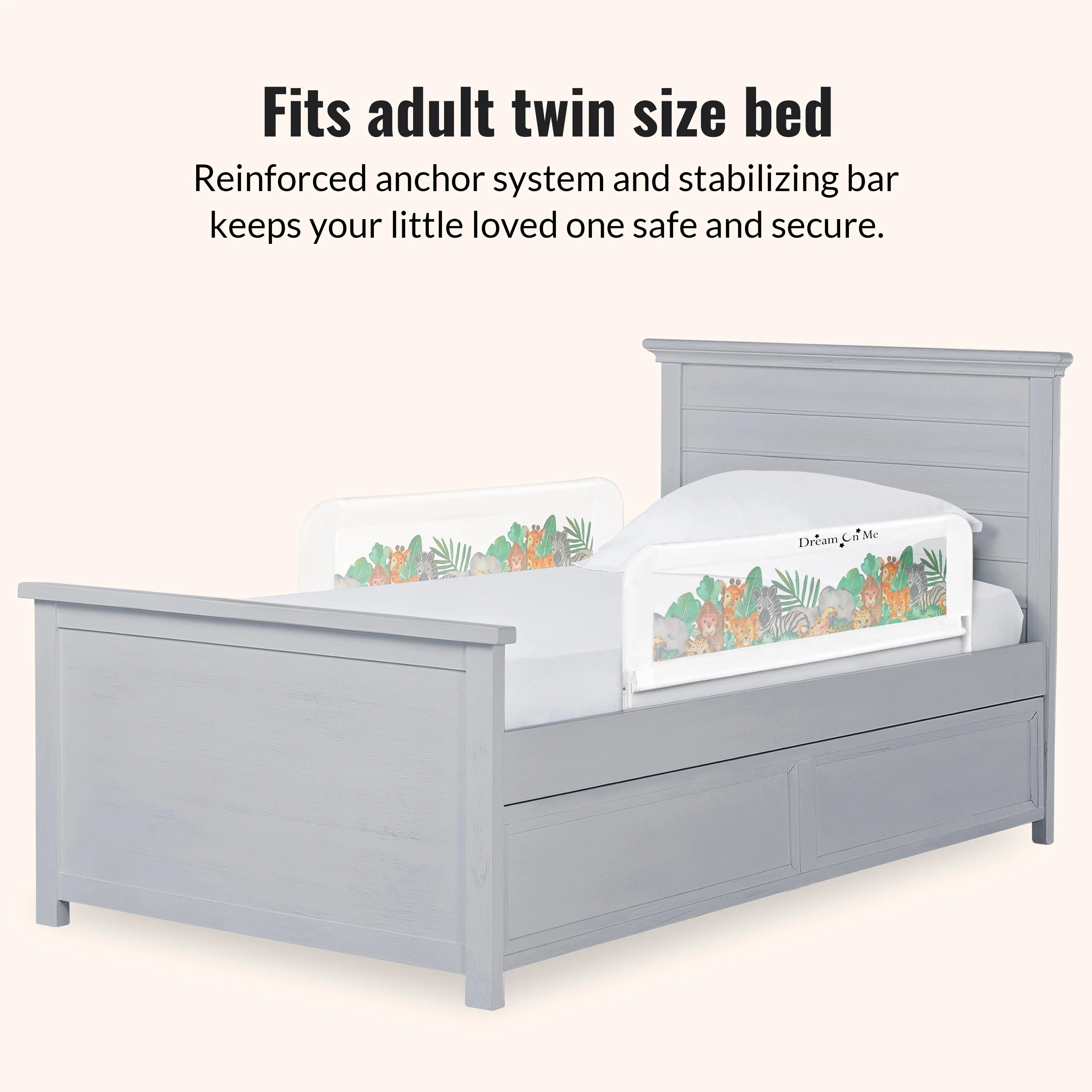 Dream On Me Mesh Security Bed Rails, Double Pack - Image 12