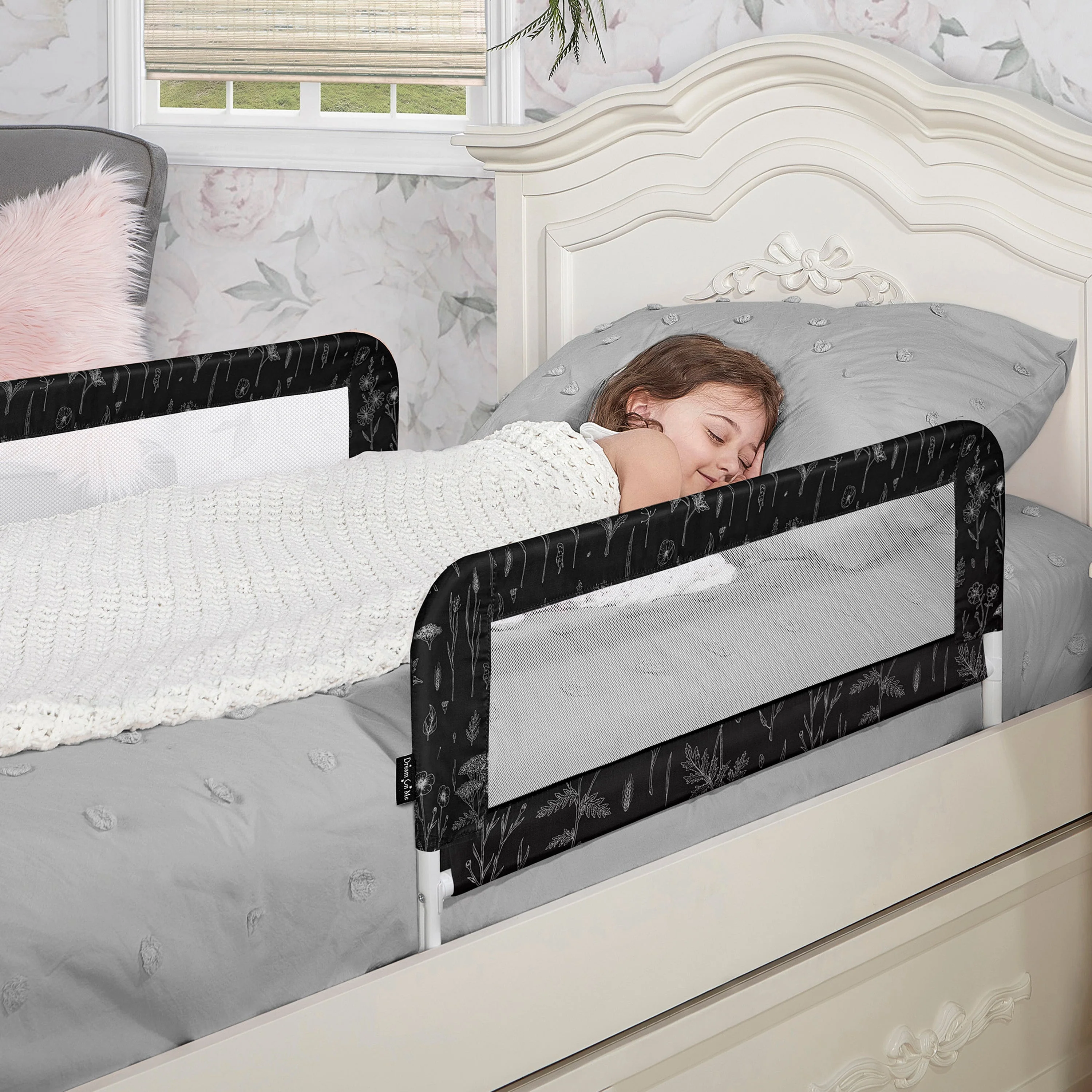 Dream On Me Mesh Security Bed Rails, Double Pack - Image 2