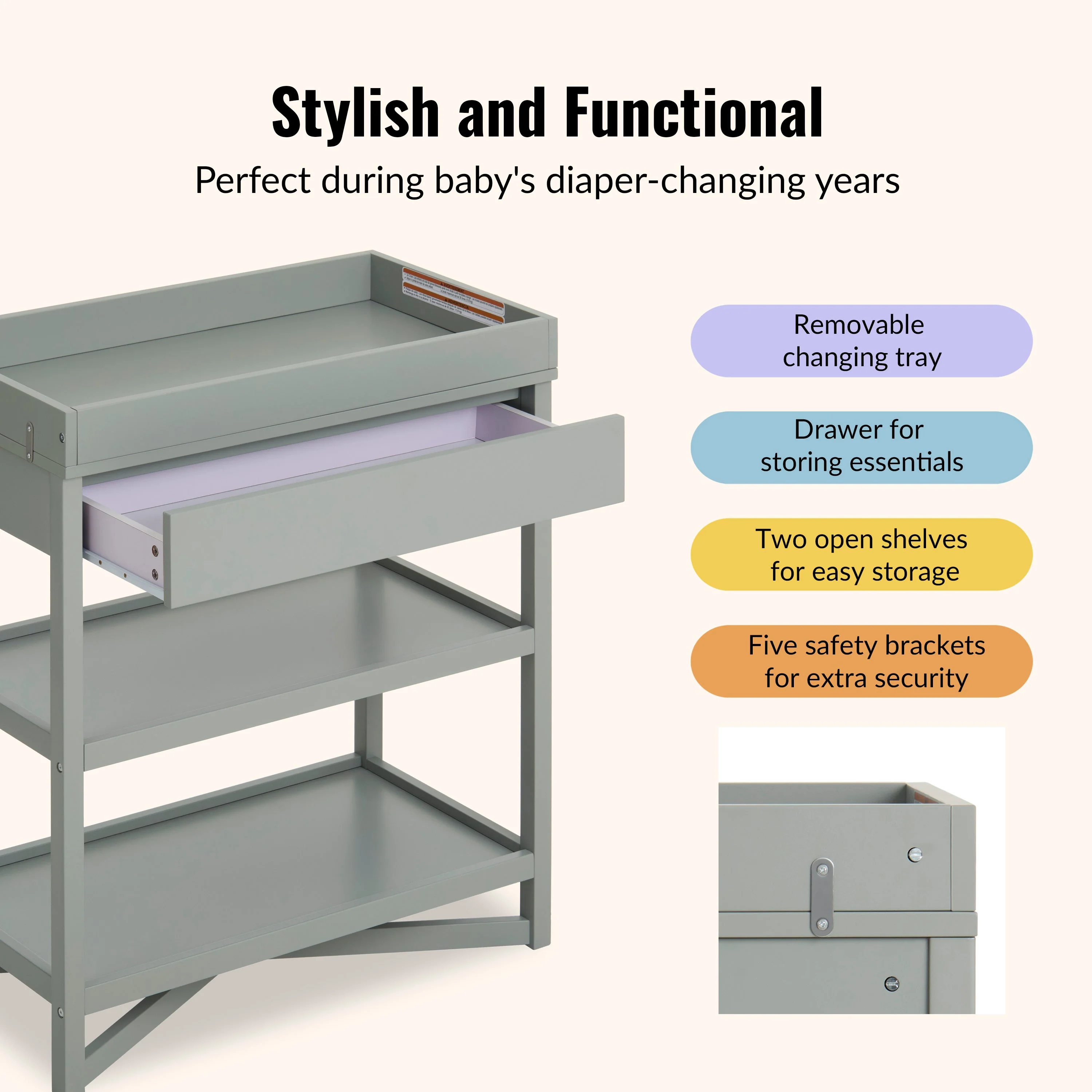 Dream On Me Owen Changing Table - Image 26