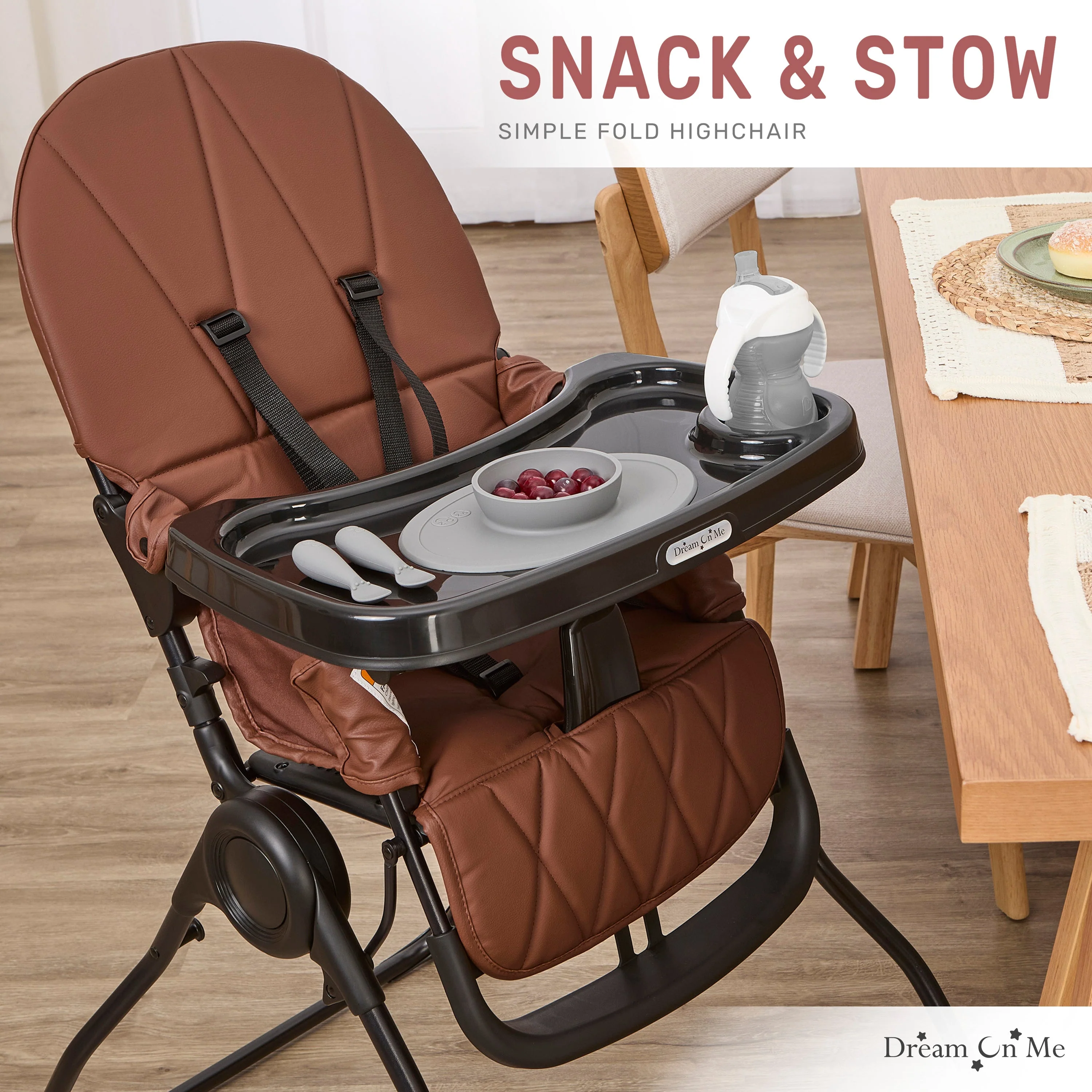 Dream On Me Snack and Stow Baby High Chair - Image 16