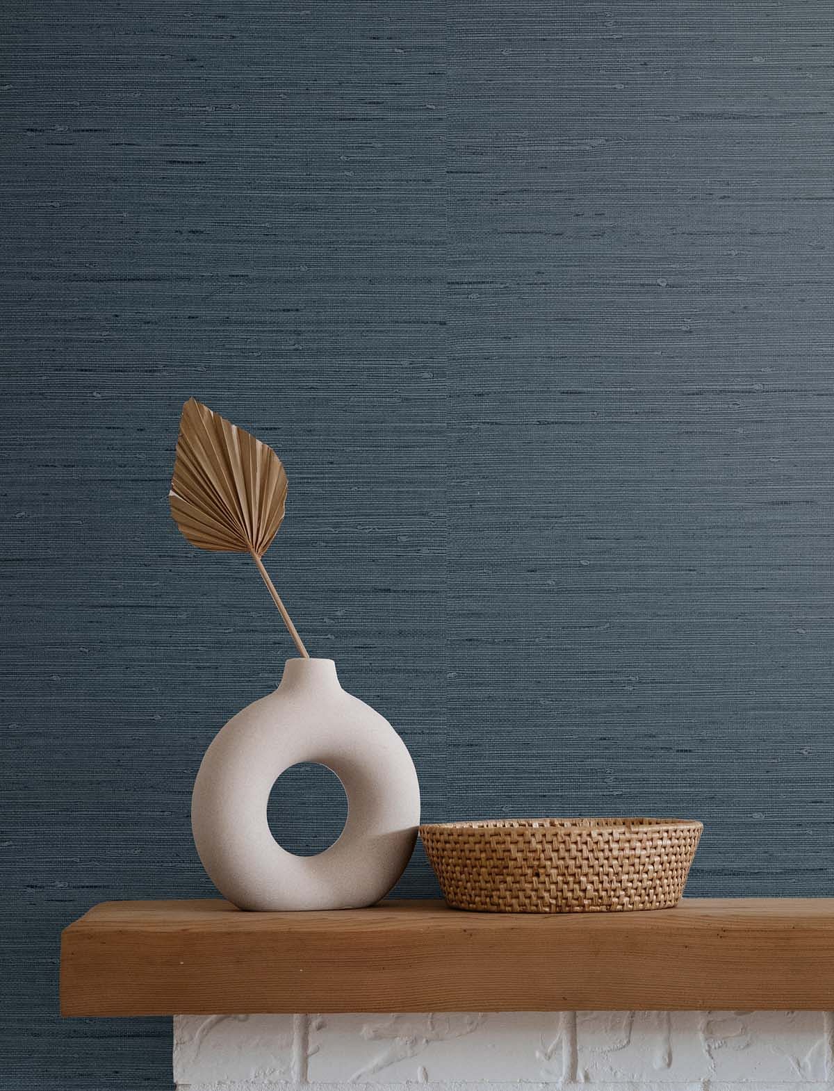 Even More Textures Seahaven Rushcloth Embossed Vinyl Unpasted Wallpaper - Image 13