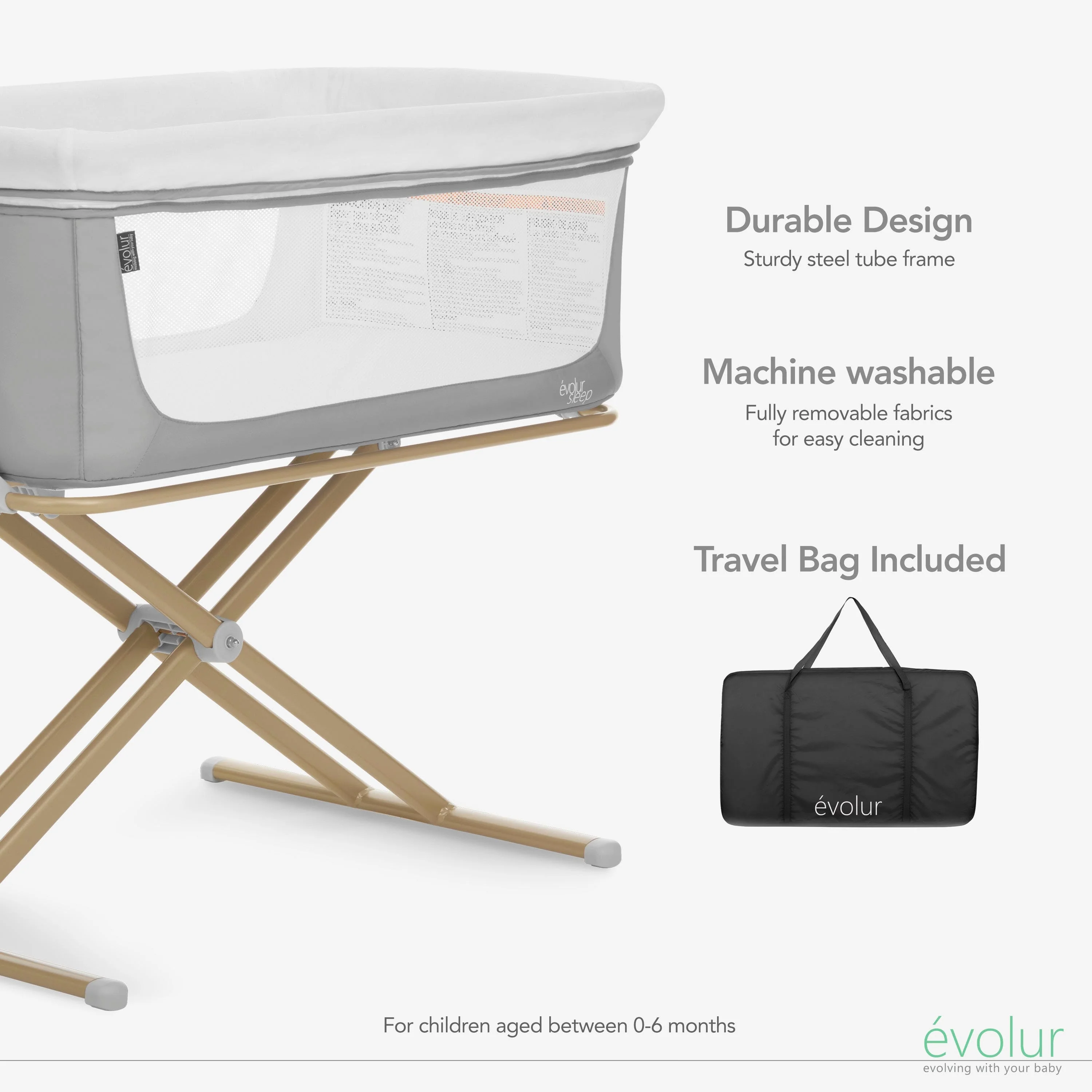 Evolur Orabelle Bassinet - Image 12
