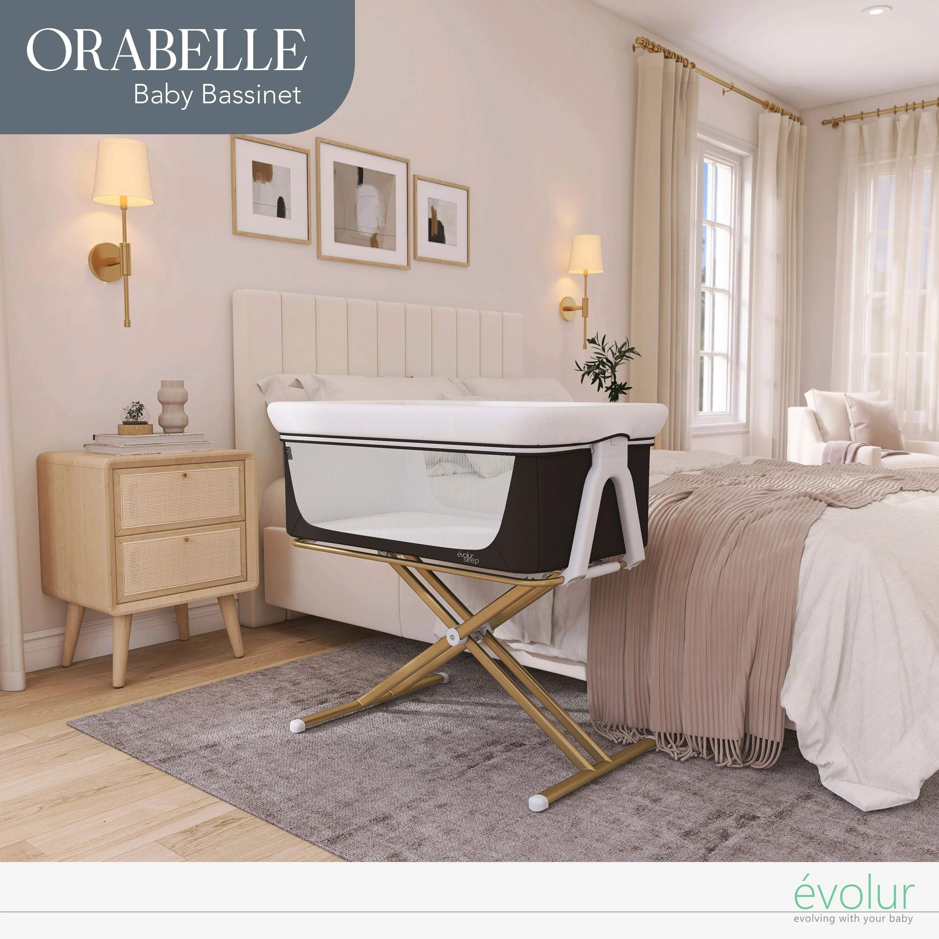 Evolur Orabelle Bassinet - Image 2