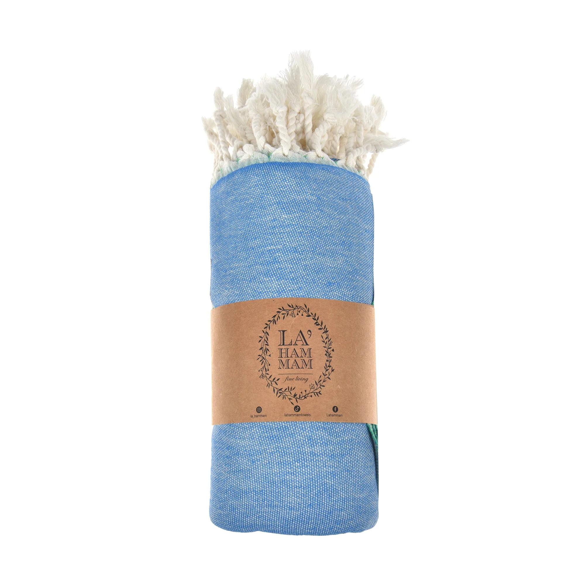 Exclusive Green Dolphins Peshtemal Pure Cotton Beach Towel - Image 2