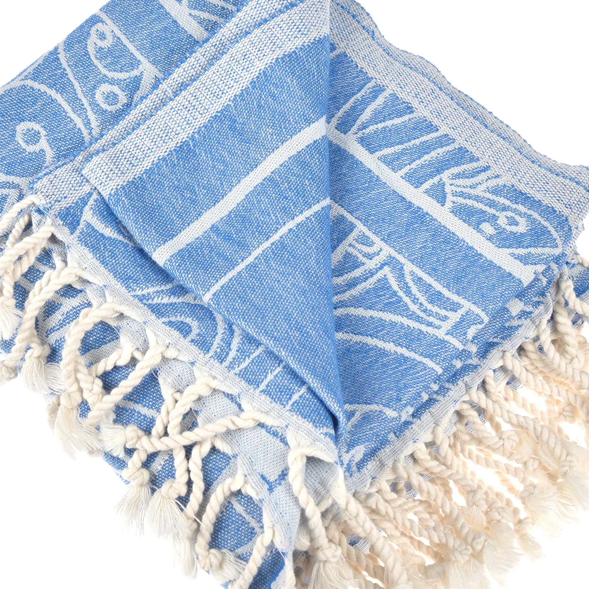 Exclusive Magic Dolphin Peshtemal Pure Cotton Beach Towel - Image 8