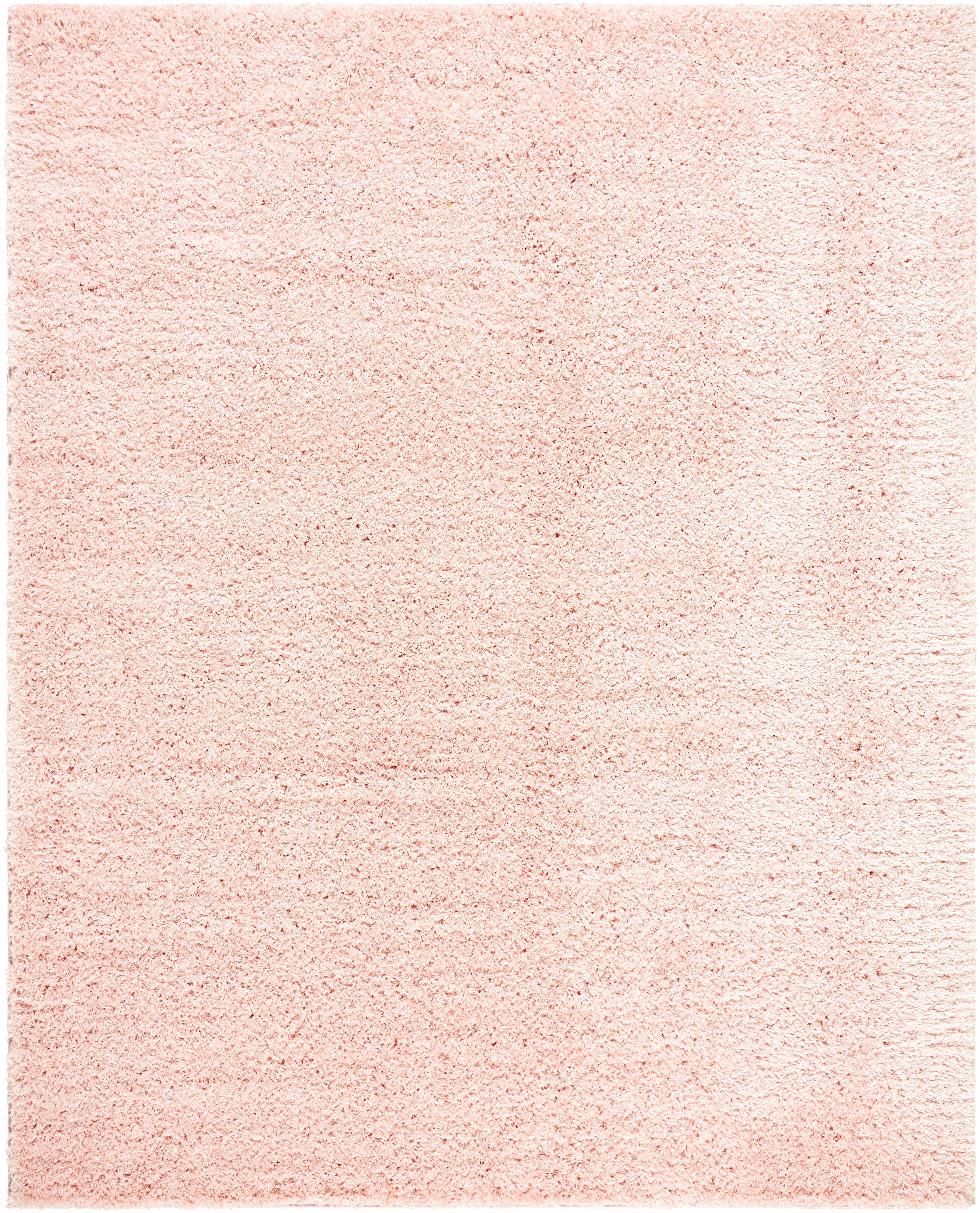 Faina Solid Pink Shag Washable Area Rug - Image 18