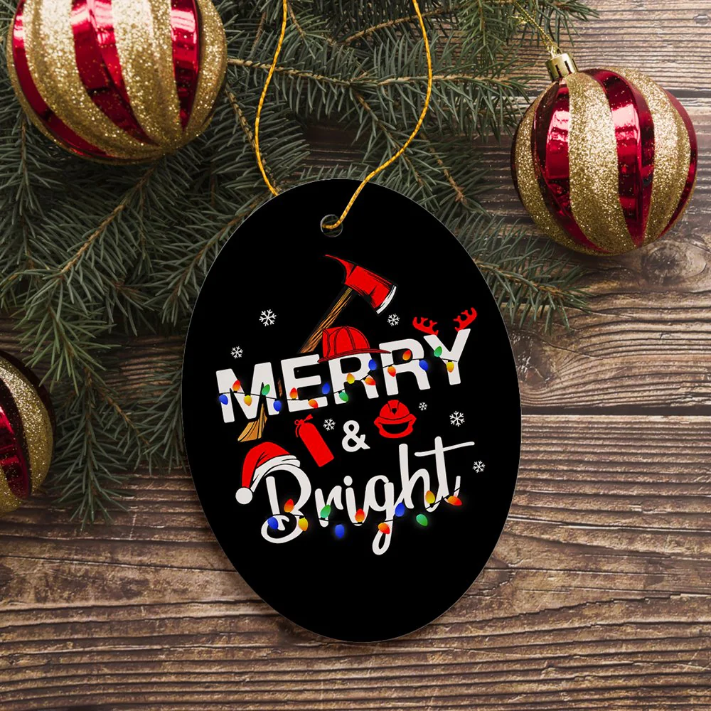 Firefighter Christmas Ornament by OrnamentallyYou - Image 4