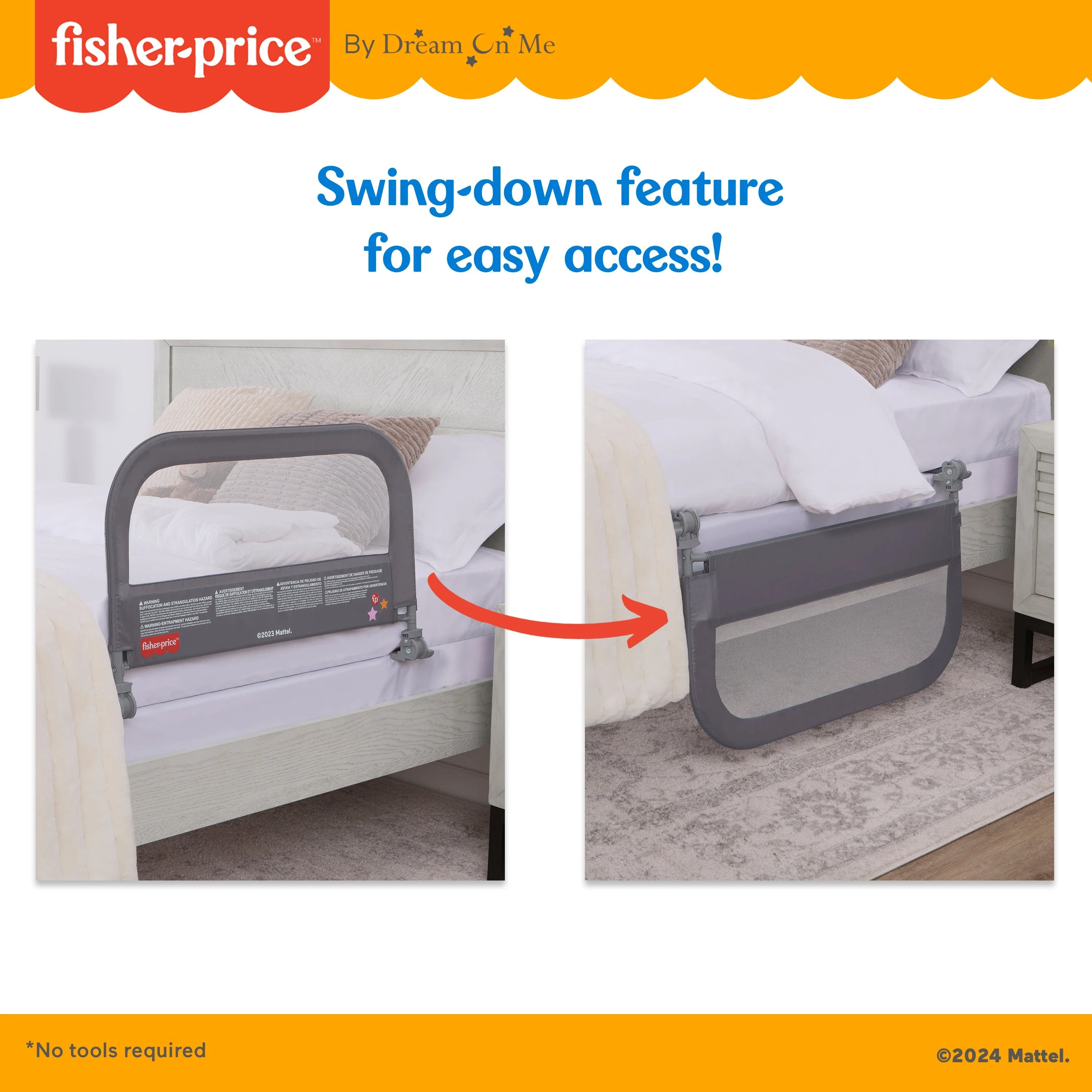 Fisher-Price by Dream On Me Little Naps Bedrail - Image 4