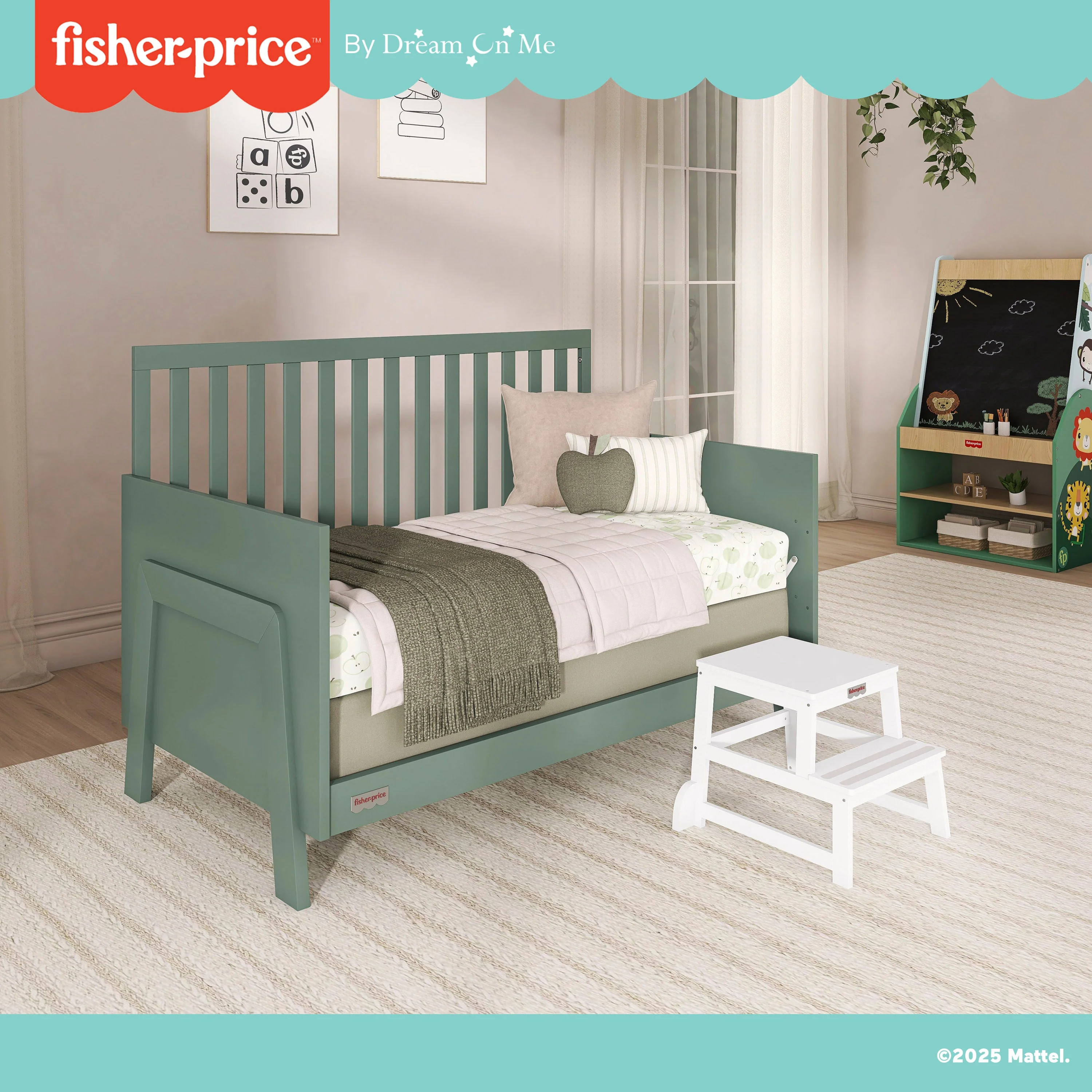 Fisher-Price Iris 5-in-1 Convertible Crib by Dream On Me - Image 20