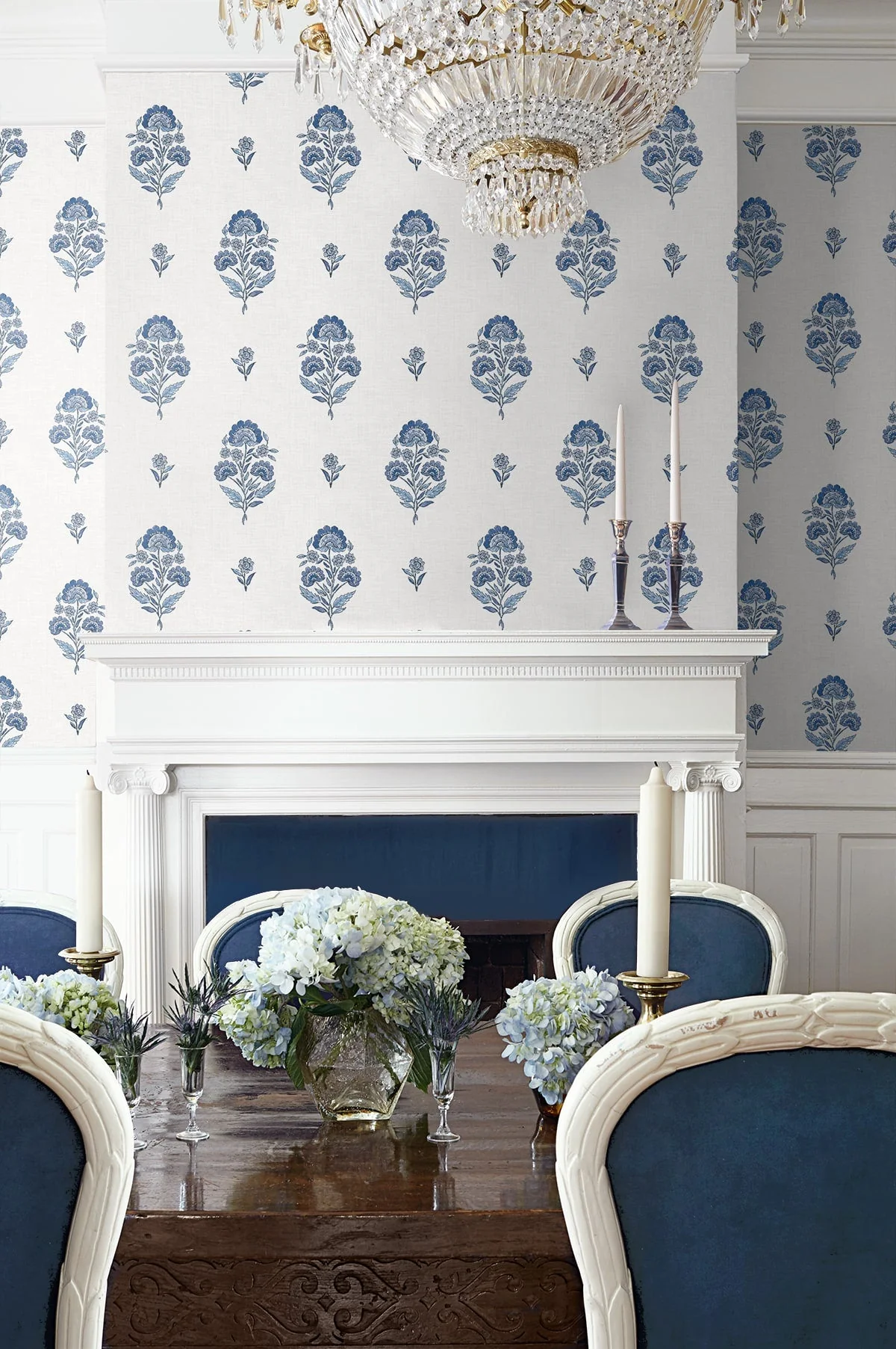Floral Spot Premium Matte Non-Woven Peel and Stick Wallpaper - Image 12