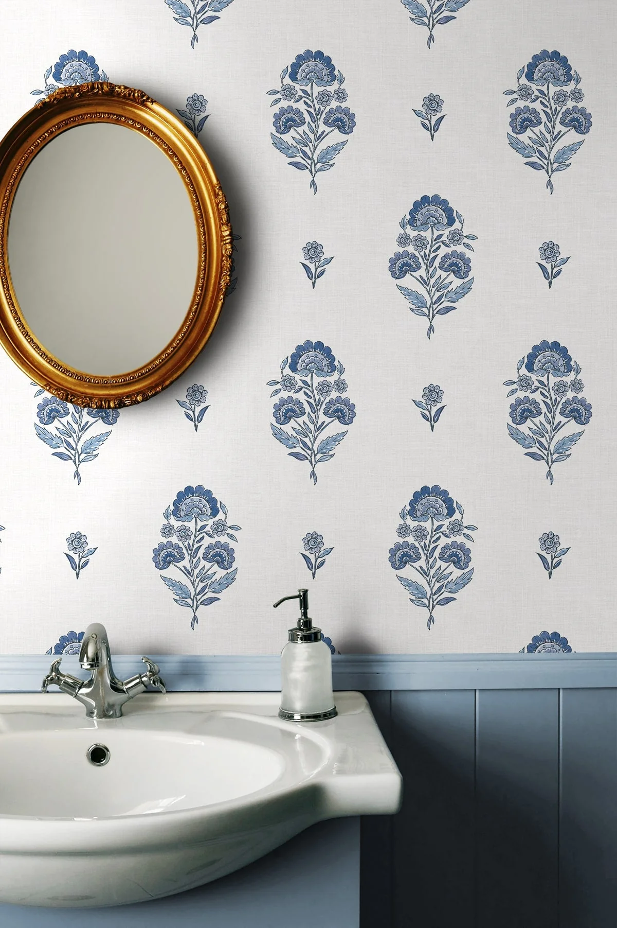 Floral Spot Premium Matte Non-Woven Peel and Stick Wallpaper - Image 14