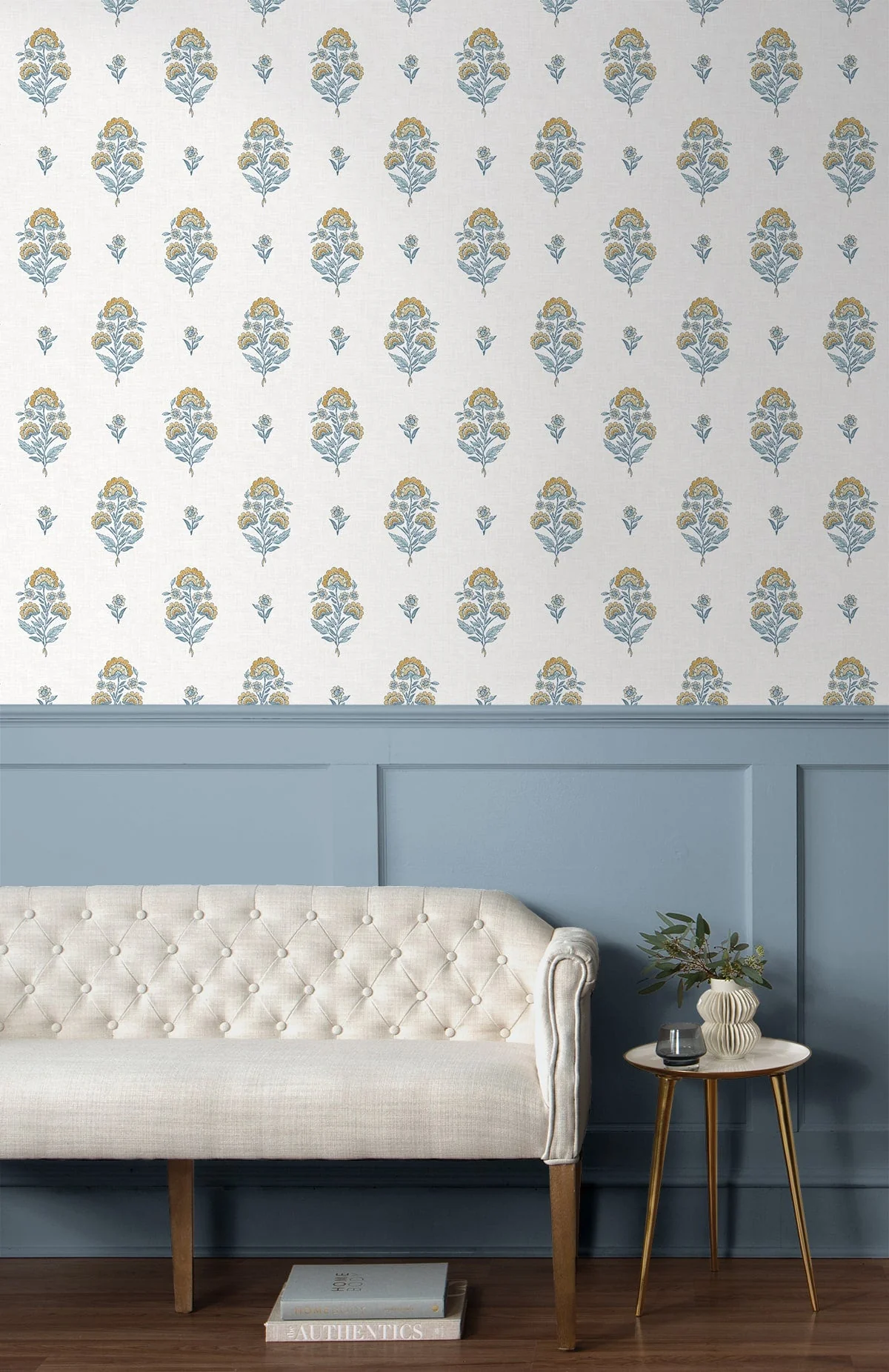 Floral Spot Premium Matte Non-Woven Peel and Stick Wallpaper - Image 19