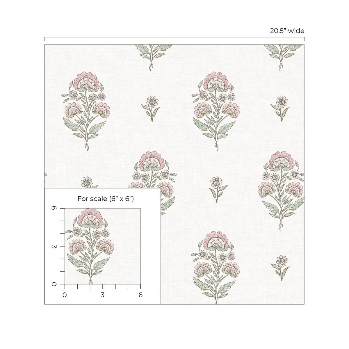 Floral Spot Premium Matte Non-Woven Peel and Stick Wallpaper - Image 8