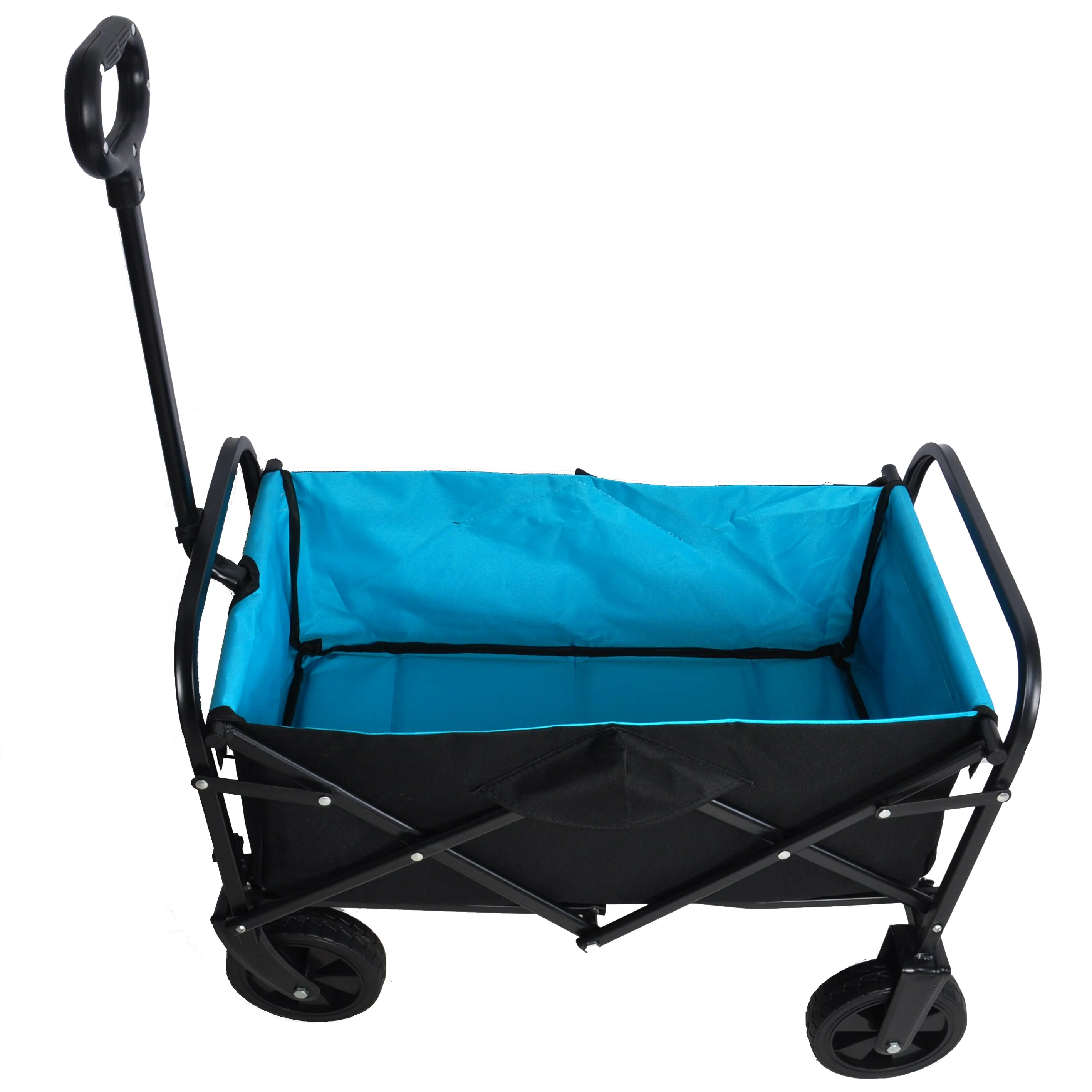 Folding Wagon Garden Shopping Beach Cart - Image 40