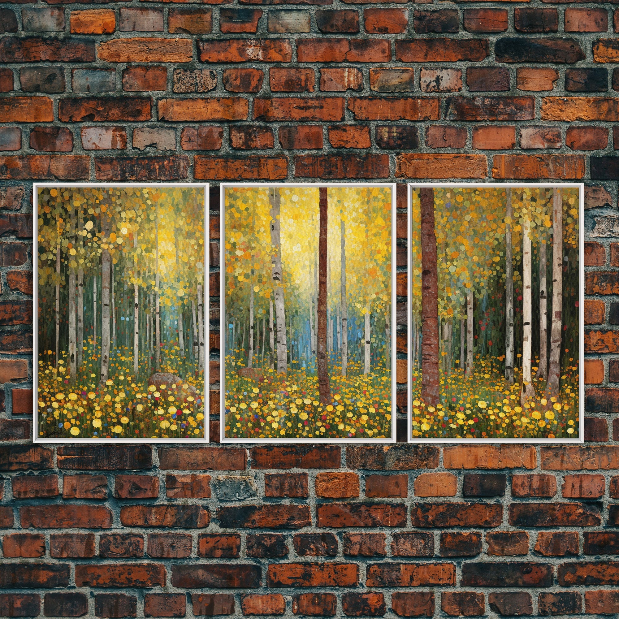 Forest Wall Art, Canvas Print, 3 Piece Wall Art - Image 6