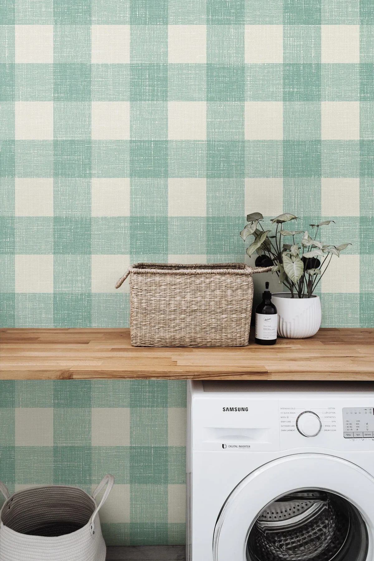 French Country Bebe Gingham Unpasted Wallpaper - Image 18