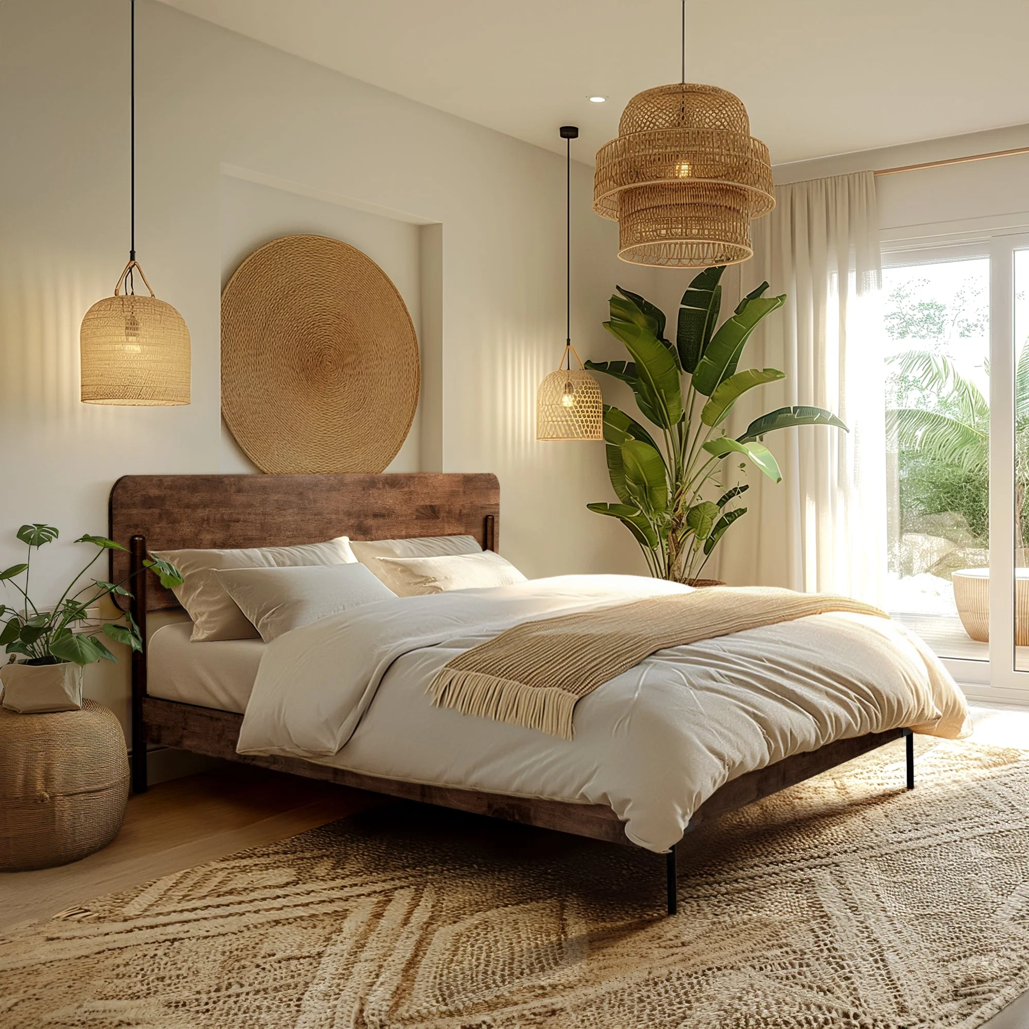 Frida Deluxe Solid Wood Bed Frame - Image 10