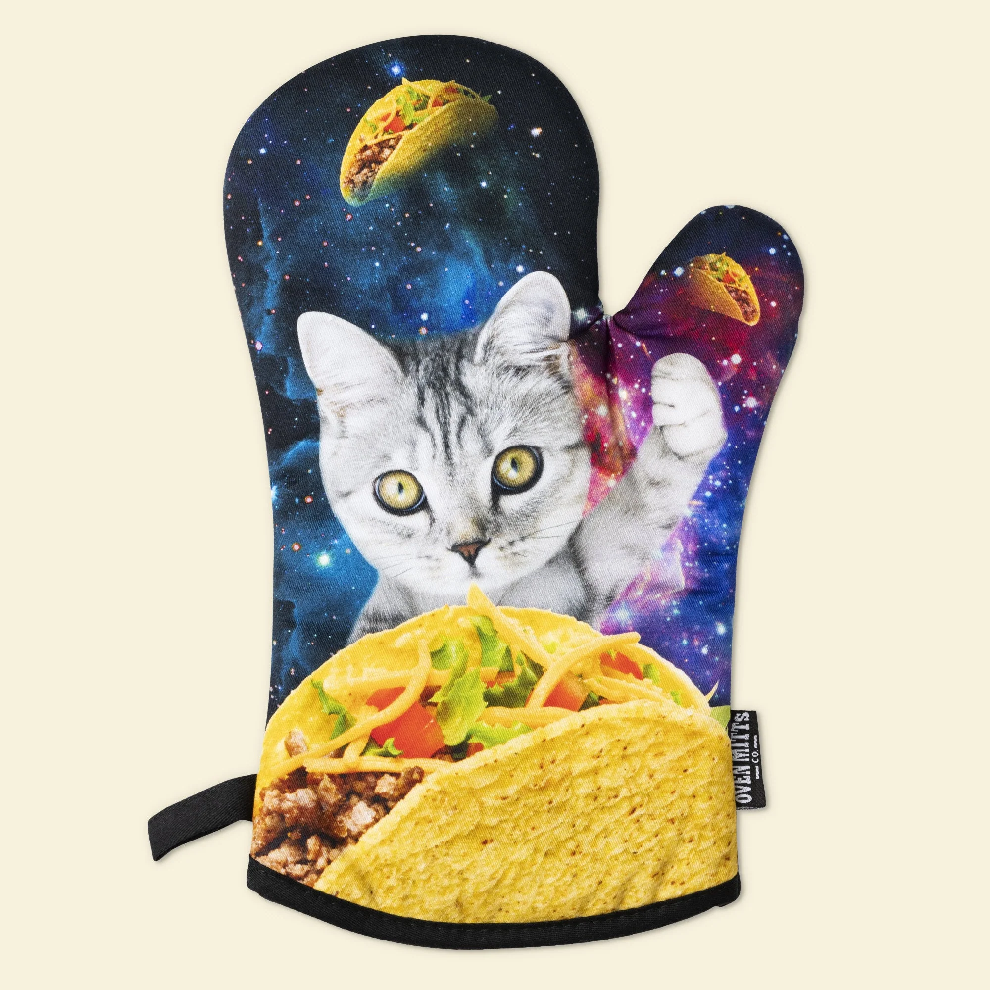 Galaxy Taco Cat Oven Mitts And Potholder Set - Image 2