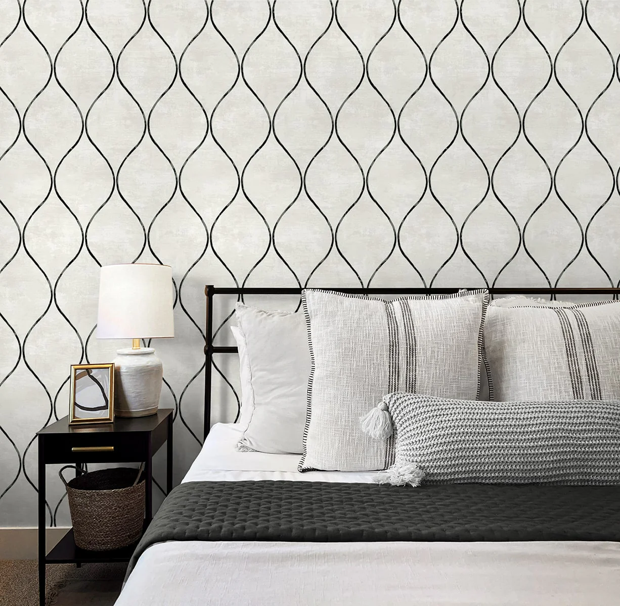 Geometric Textures Ellisse Ogee Unpasted Wallpaper - Image 11