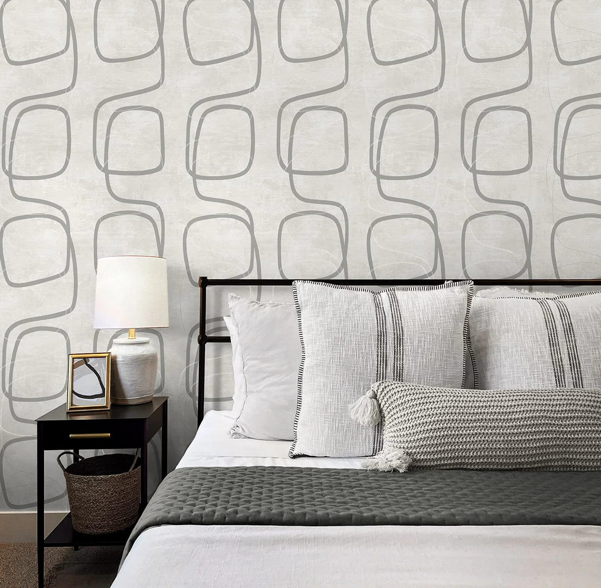 Geometric Textures Forcella Geometric Unpasted Wallpaper - Image 9
