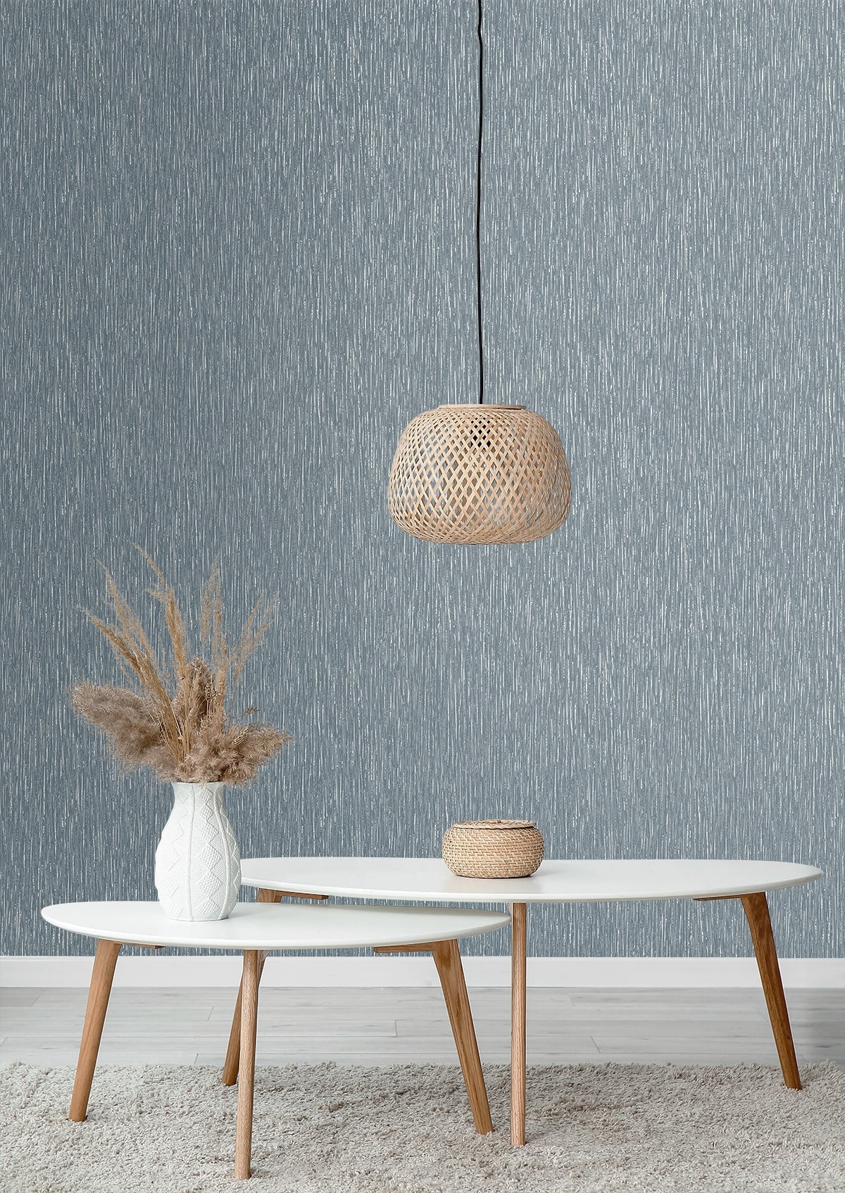 Geometric Textures Verticale Stria Unpasted Wallpaper - Image 9